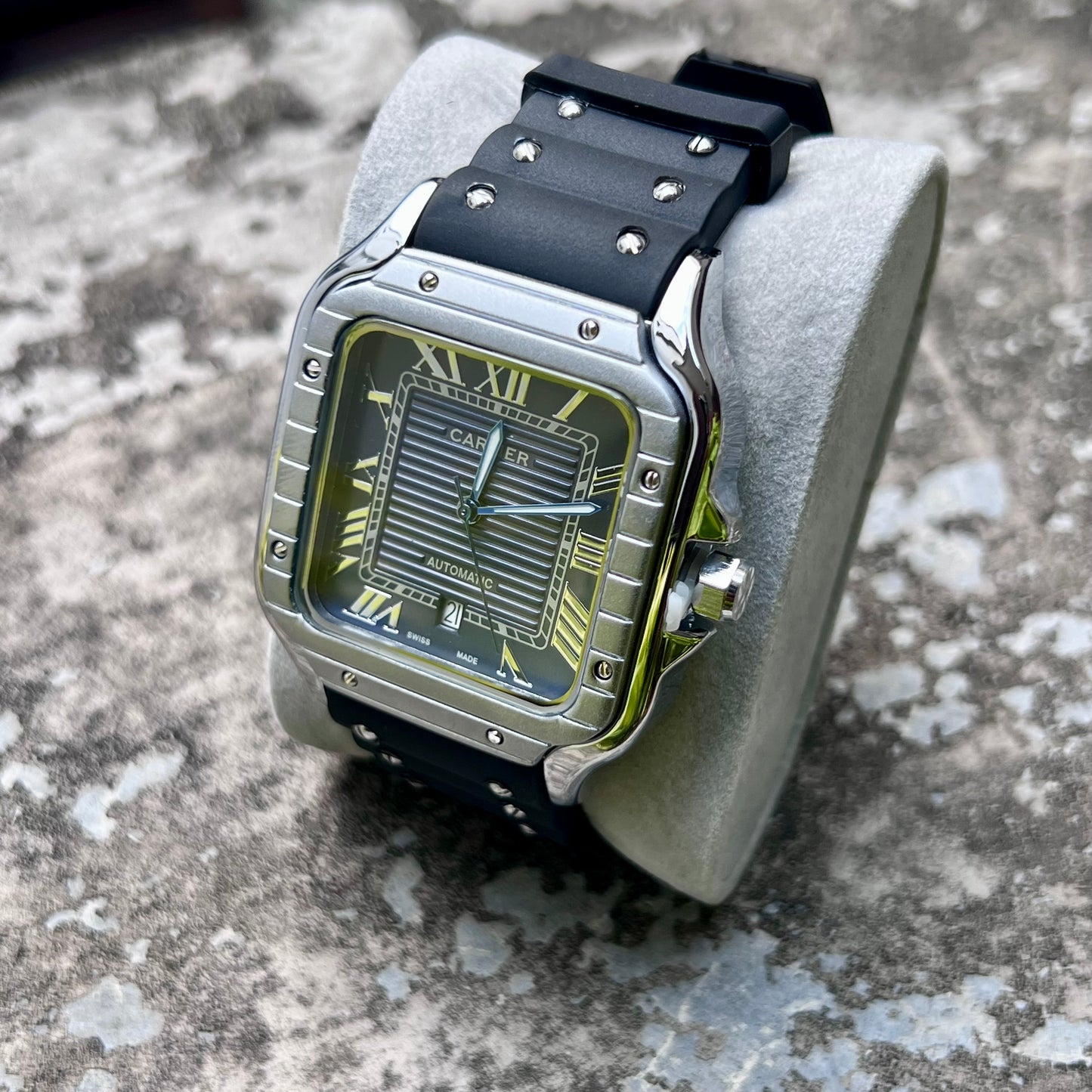 CARTIER DO´SANTOS PARA HOMBRE REF-GOMA N-PA