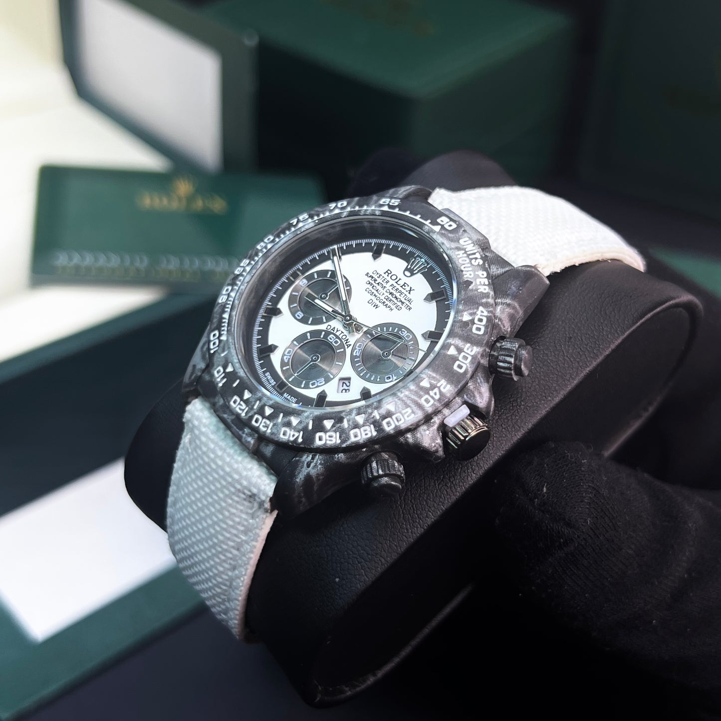 RLX DAYTONA CARBÓN DE LONA PARA HOMBRE REF-BN