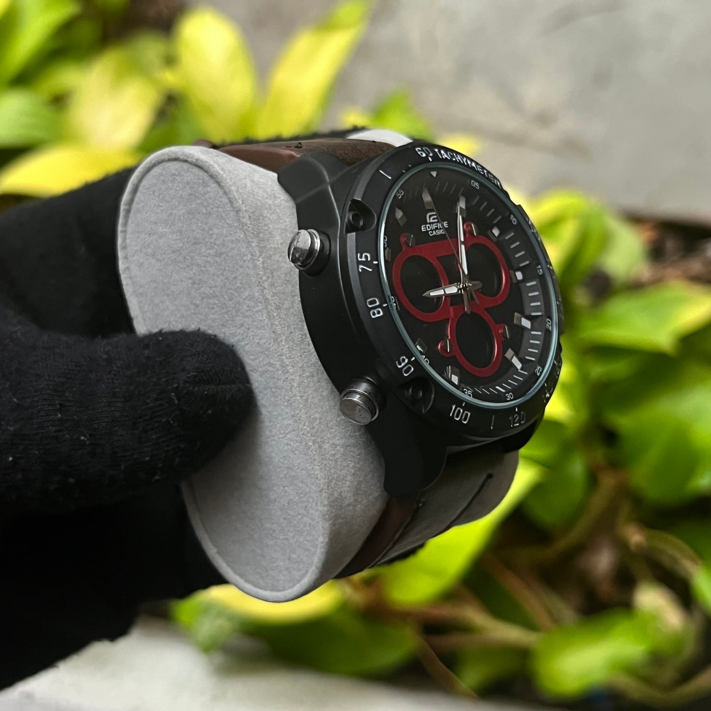 CASIO EDIFICE DOBLRE HORA PARA HOMBRE REF MNR