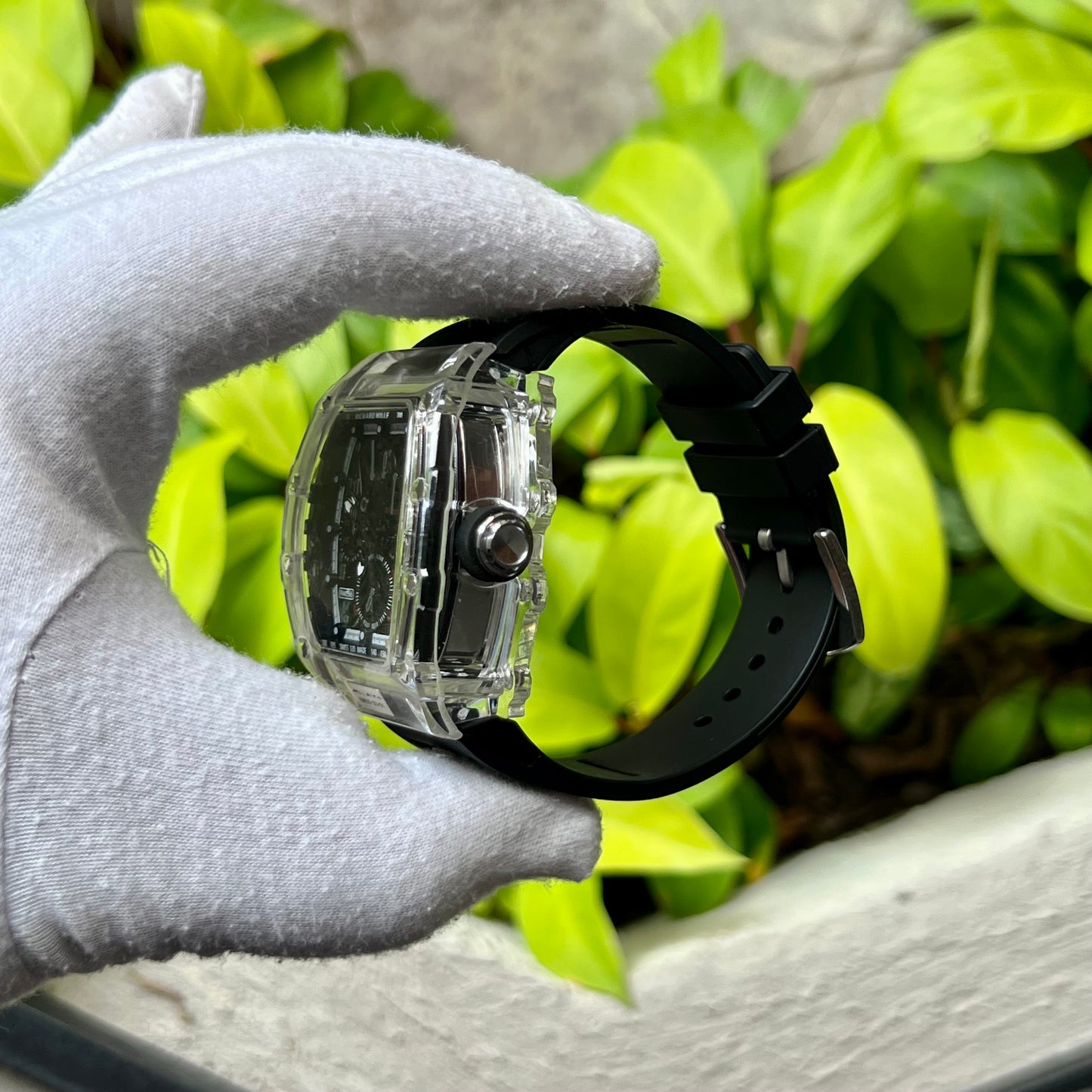 RICHARD MILLE MC CLAREN TRANSPARENTE PARA HOMBRE REF-N