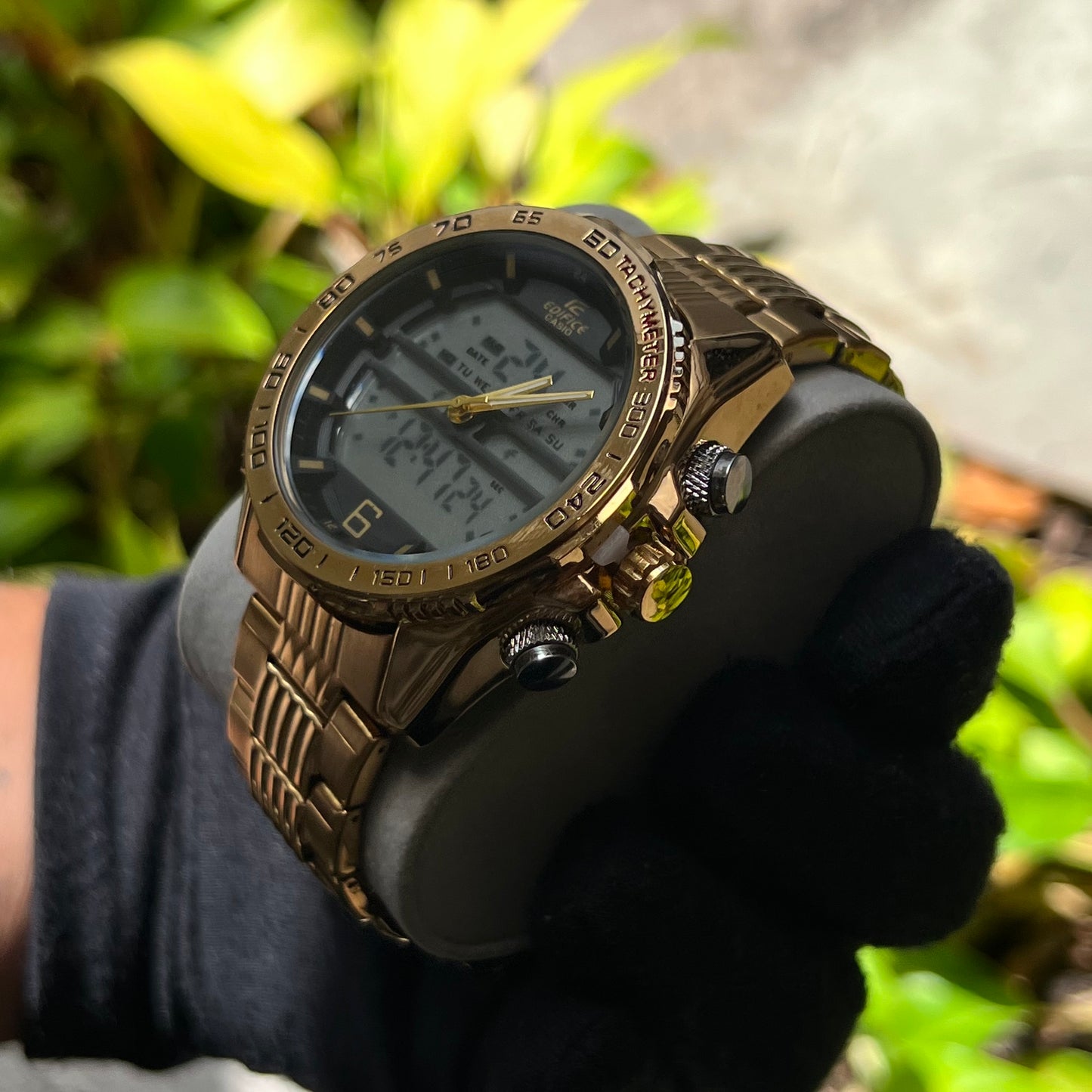 CASIO EDIFICE DOBLE HORA PARA HOMBRE REF D2N