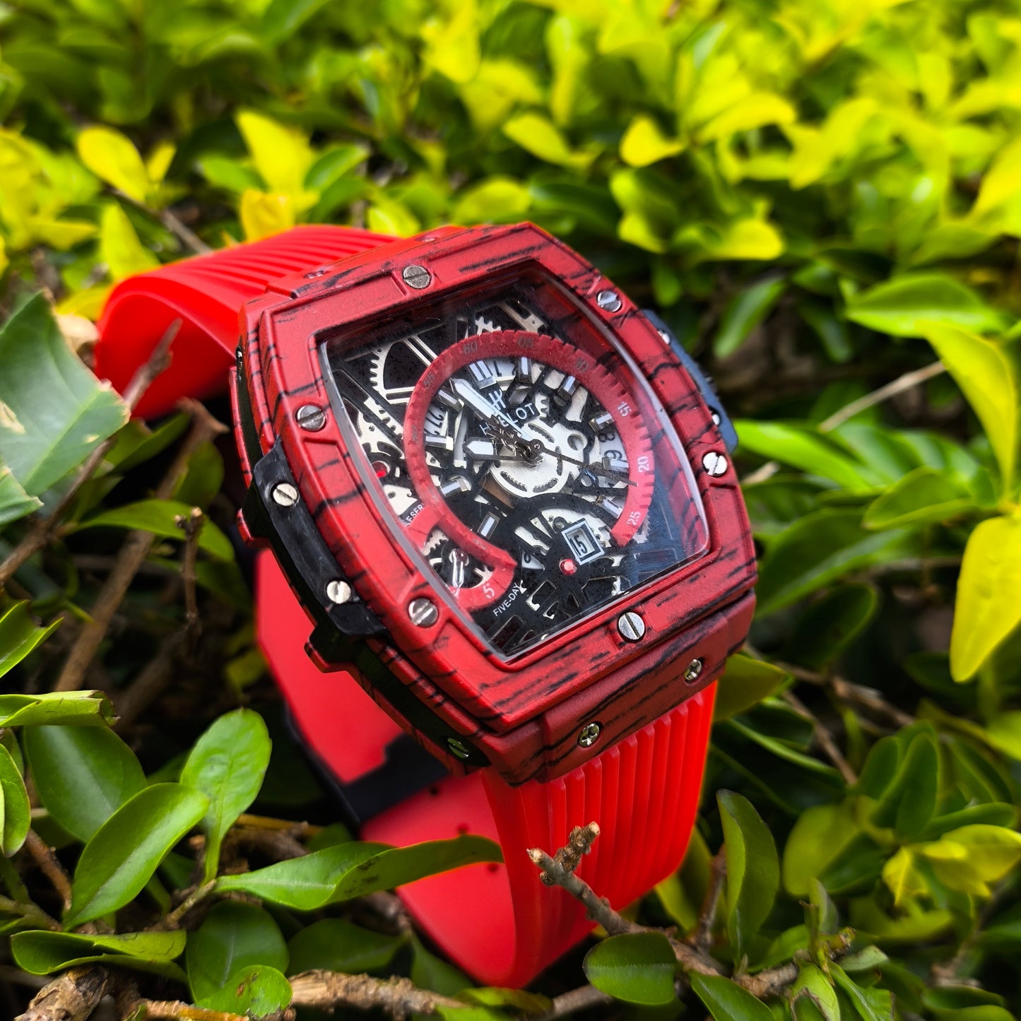 HUBLOT ESQUELETO PARA HOMBRE REF-ROJF