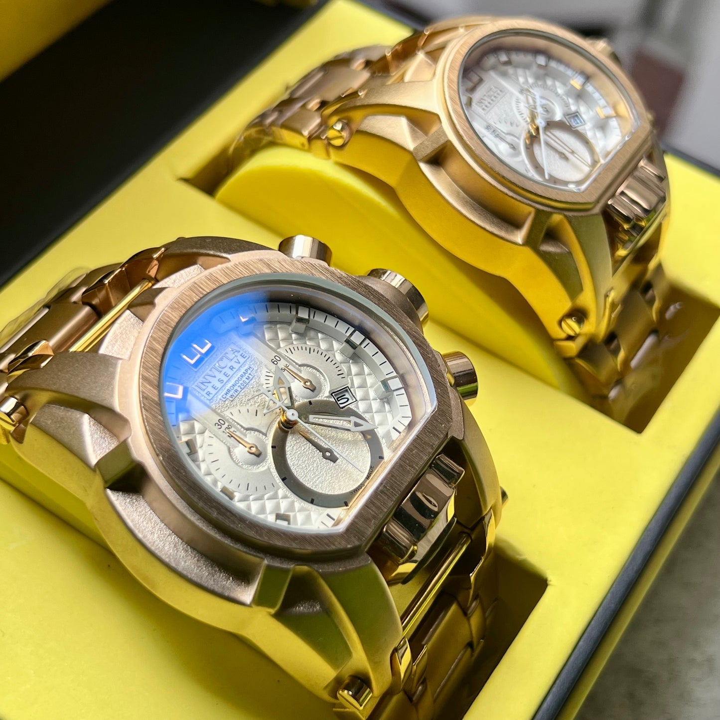 INVICTA BOLT ACERO PAREJA REF-D2B