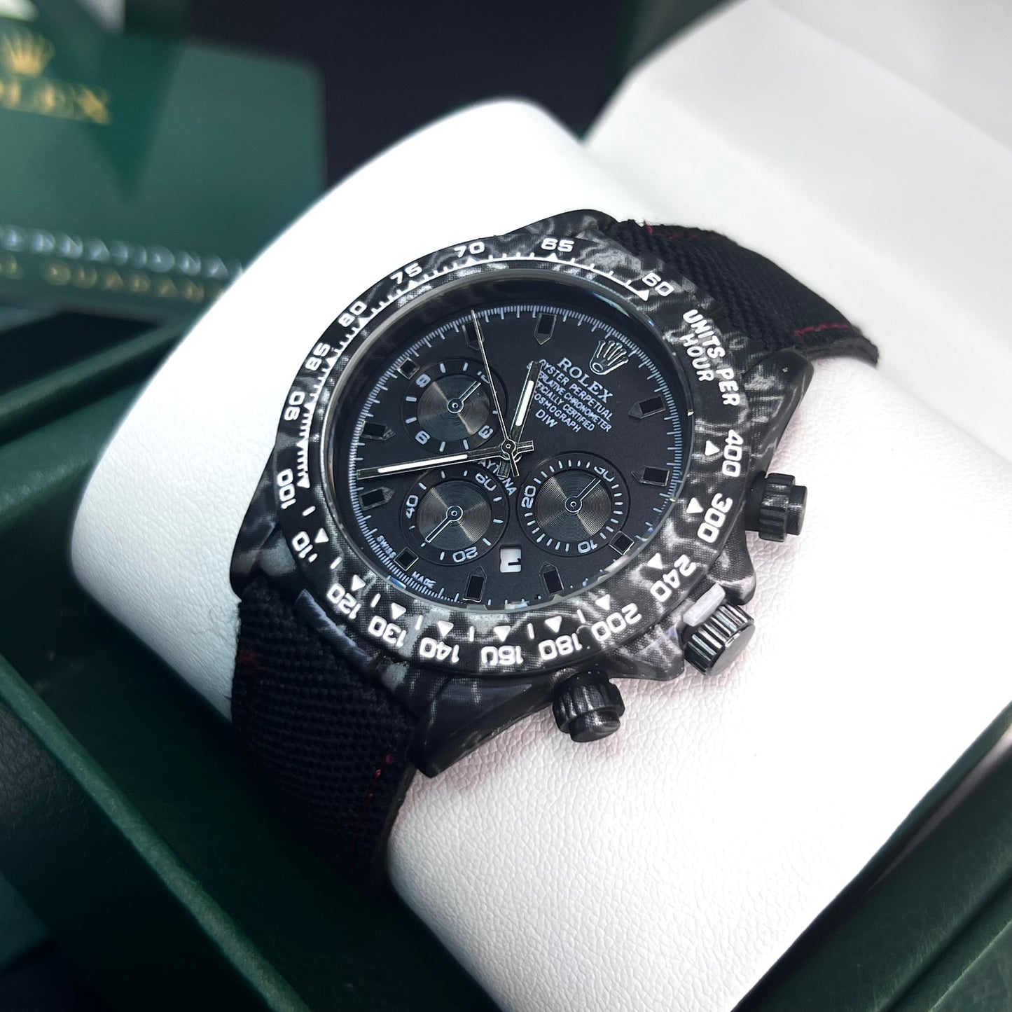 RLX DAYTONA CARBÓN DE LONA PARA HOMBRE REF-NRN