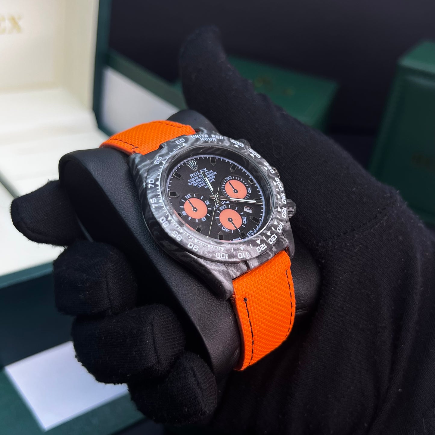 RLX DAYTONA CARBÓN DE LONA PARA HOMBRE REF-ON