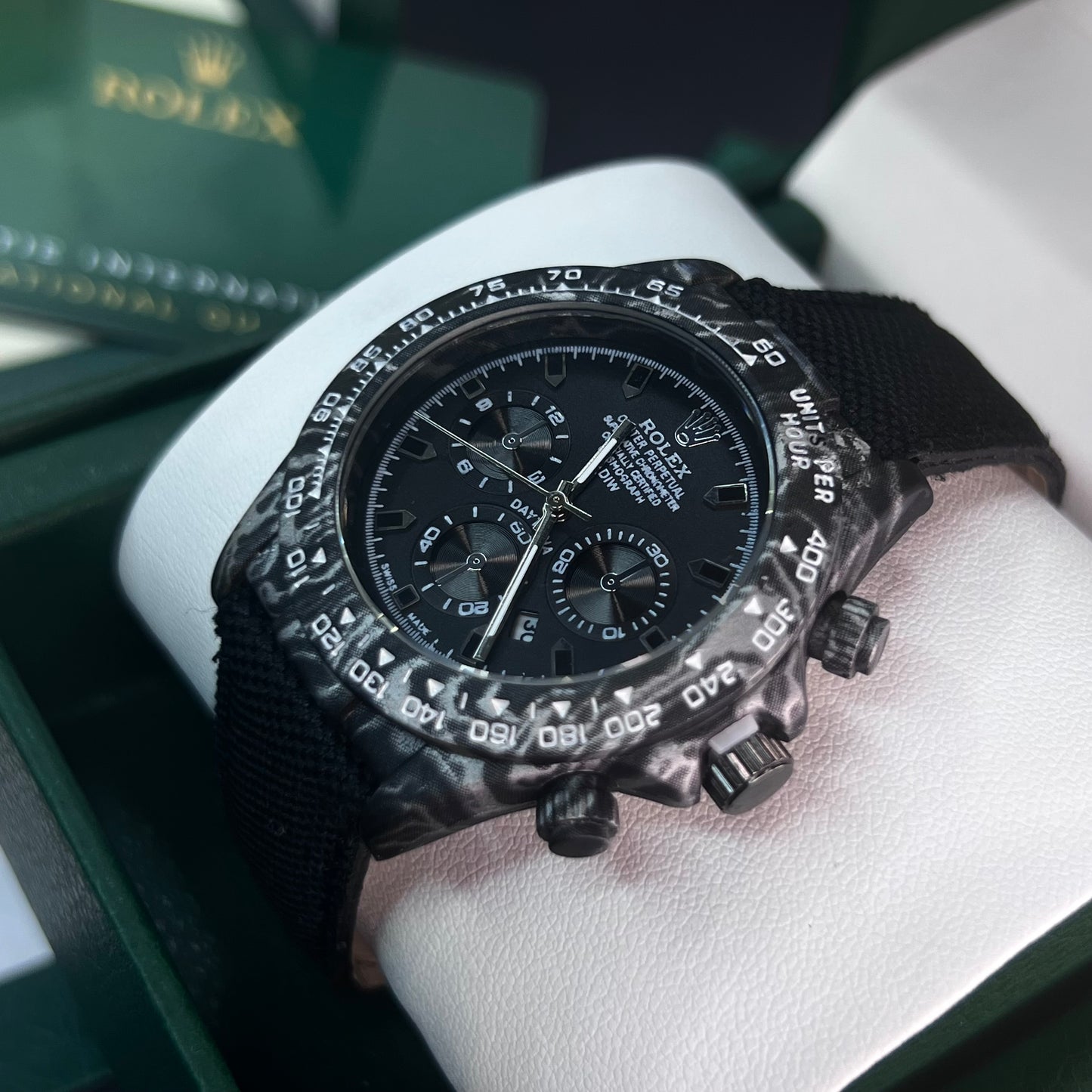RLX DAYTONA CARBÓN DE LONA PARA HOMBRE REF-NN
