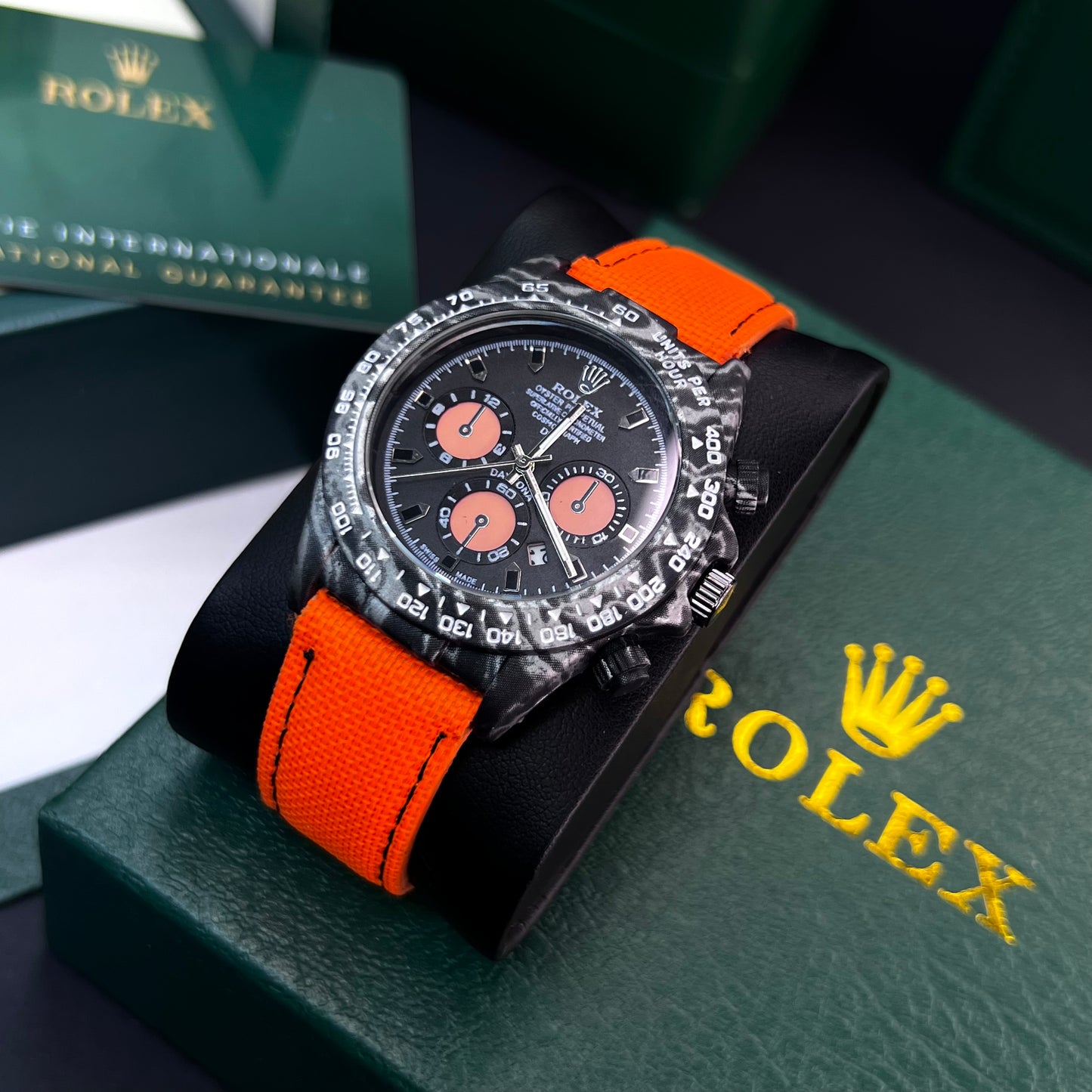 RLX DAYTONA CARBÓN DE LONA PARA HOMBRE REF-ON