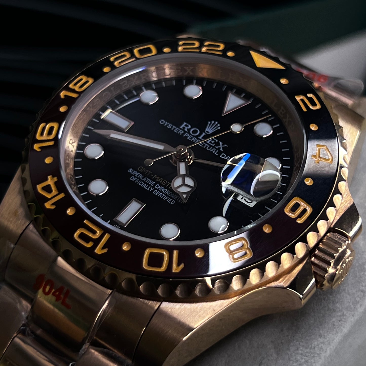 RLX GMT MÁSTER ll 1.1 AUTOMÁTICO PARA HOMBRE REF - ROOT BEER
