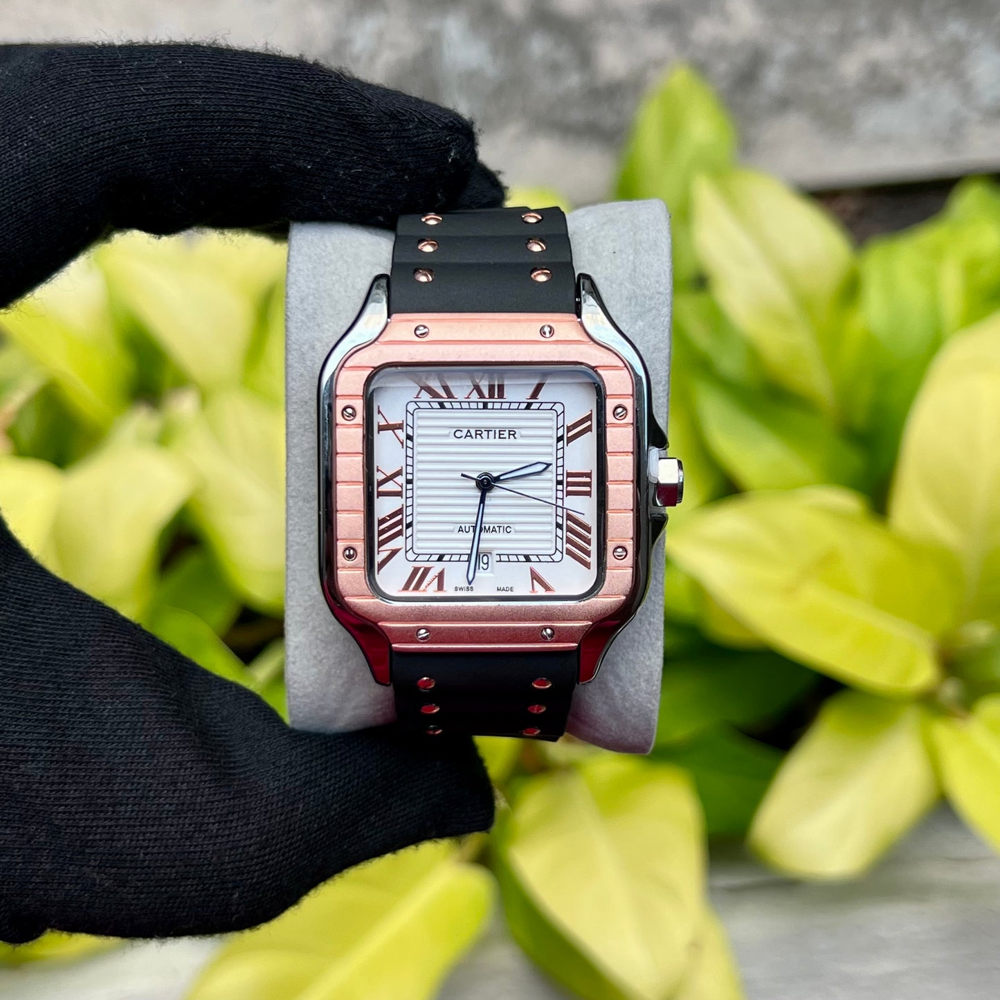 CARTIER DO´SANTOS PARA HOMBRE REF-GOMA N-RB
