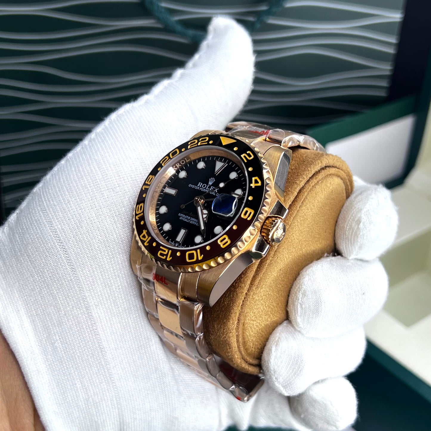 RLX GMT MÁSTER ll 1.1 AUTOMÁTICO PARA HOMBRE REF - ROOT BEER