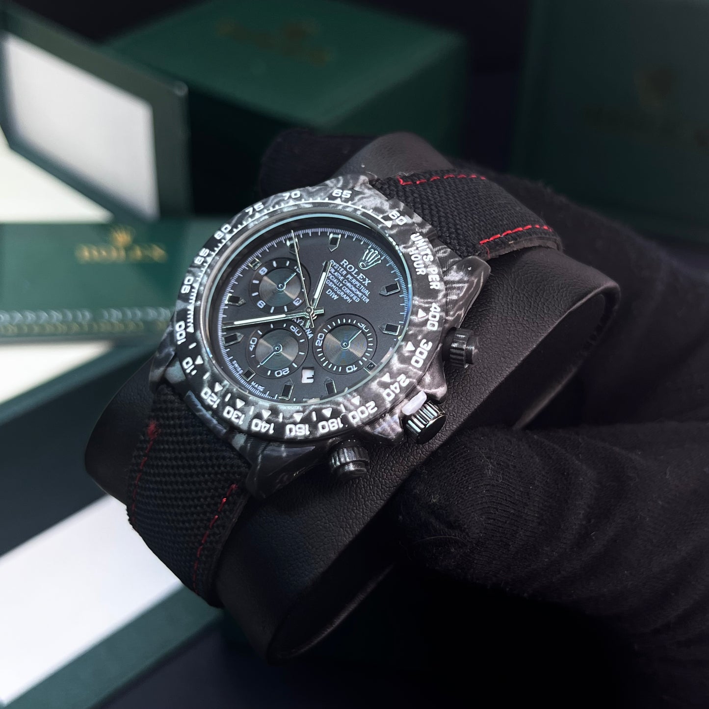 RLX DAYTONA CARBÓN DE LONA PARA HOMBRE REF-NRN
