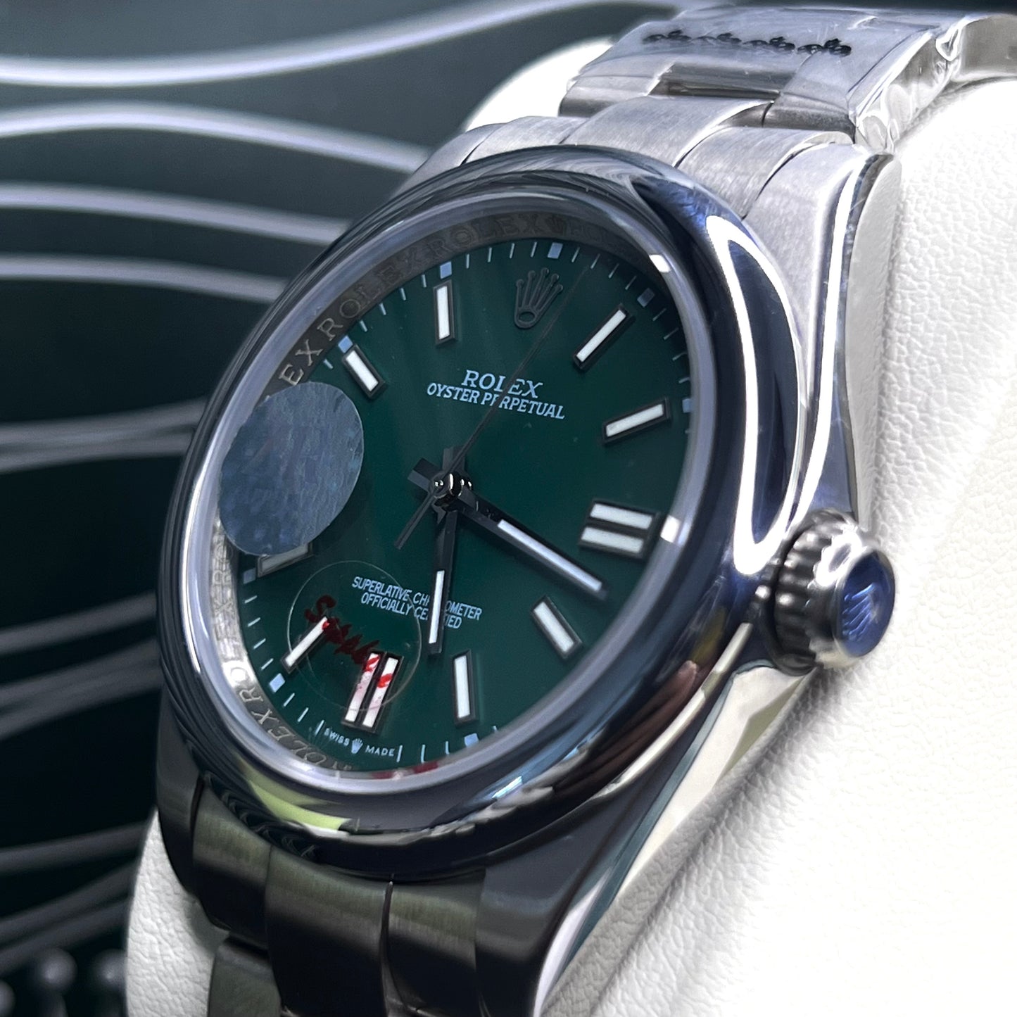 RLX OYSTER PERPETUAL 1.1 AUTOMÁTICO PARA HOMBRE REF FOREST GREEN