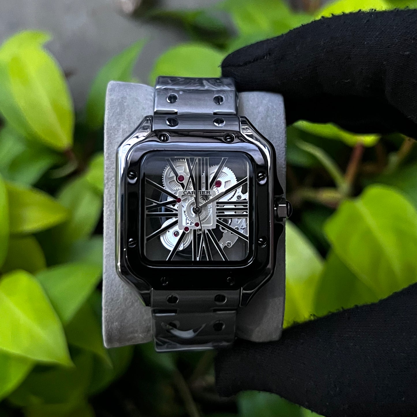 CARTIER SANTOS SKELETON PARA HOMBRE REF-PBP