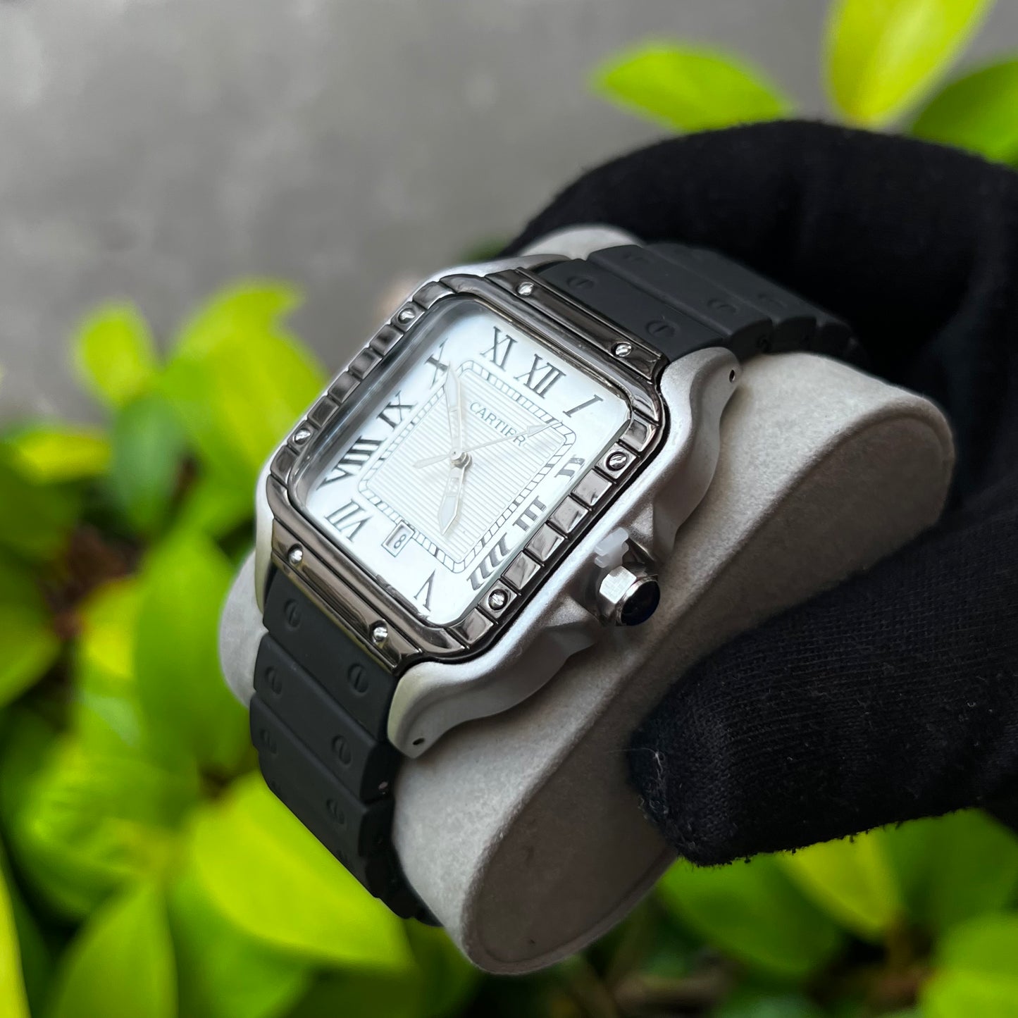 CARTIER SANTOS EN SILICONA PARA HOMBRE REF-NBN