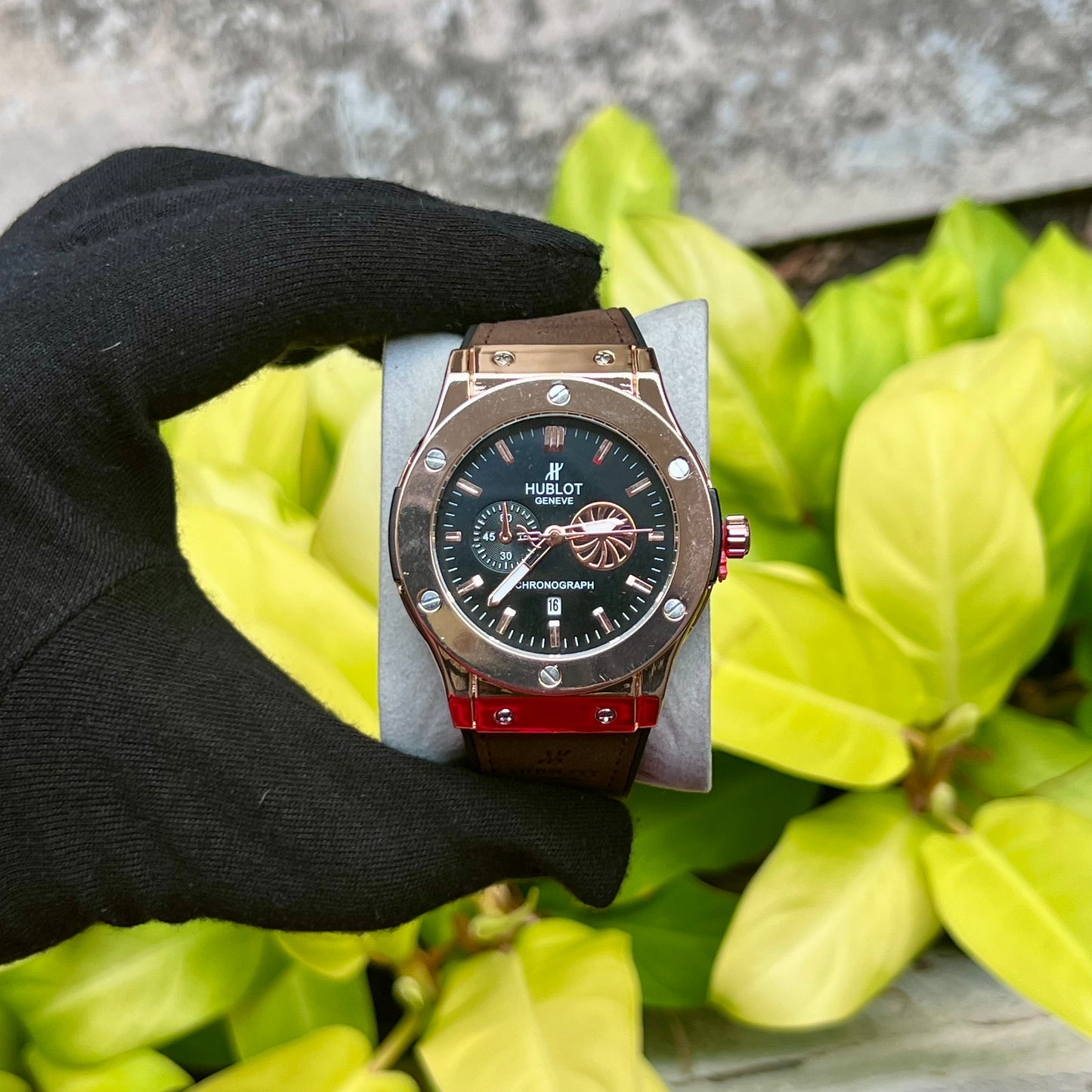 HUBLOT GENEVE CUERO PARA HOMBRE REF-MRN