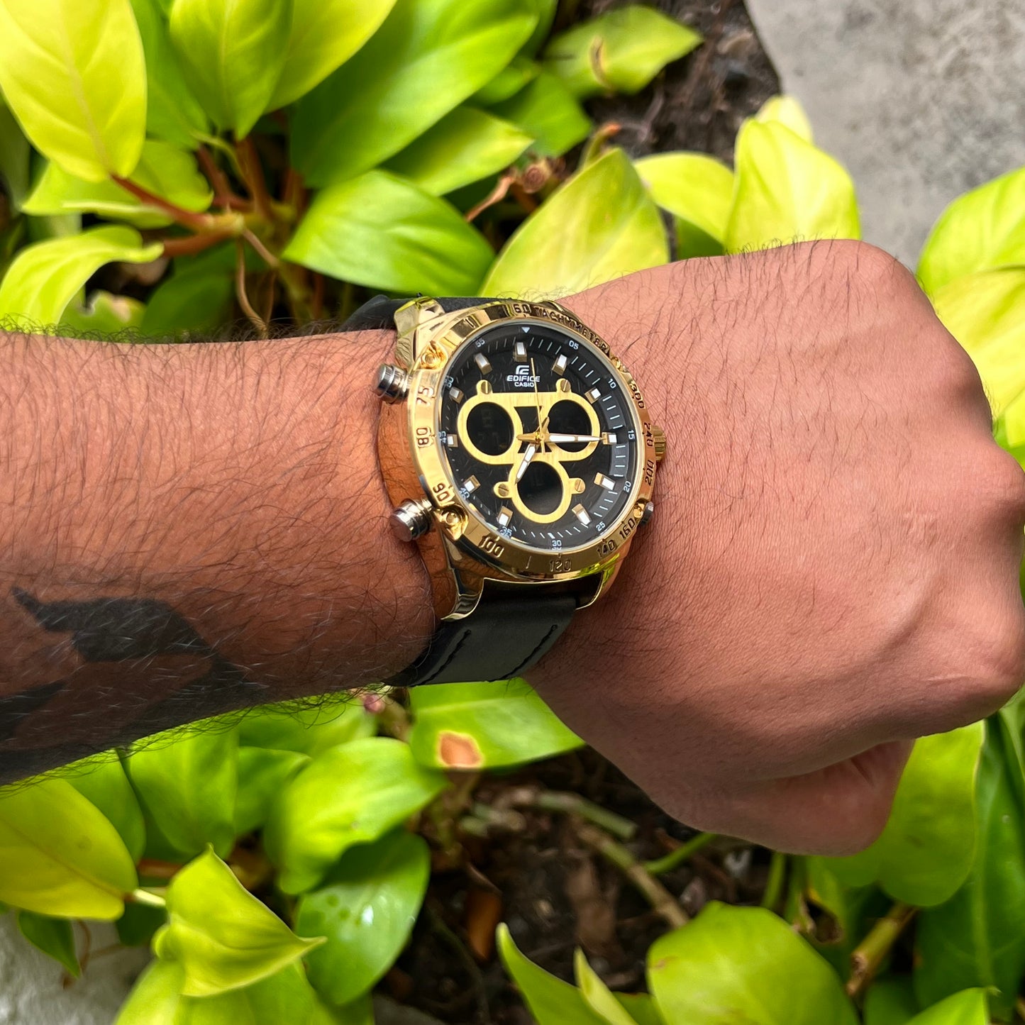 CASIO EDIFICE DOBLRE HORA PARA HOMBRE REF NDN