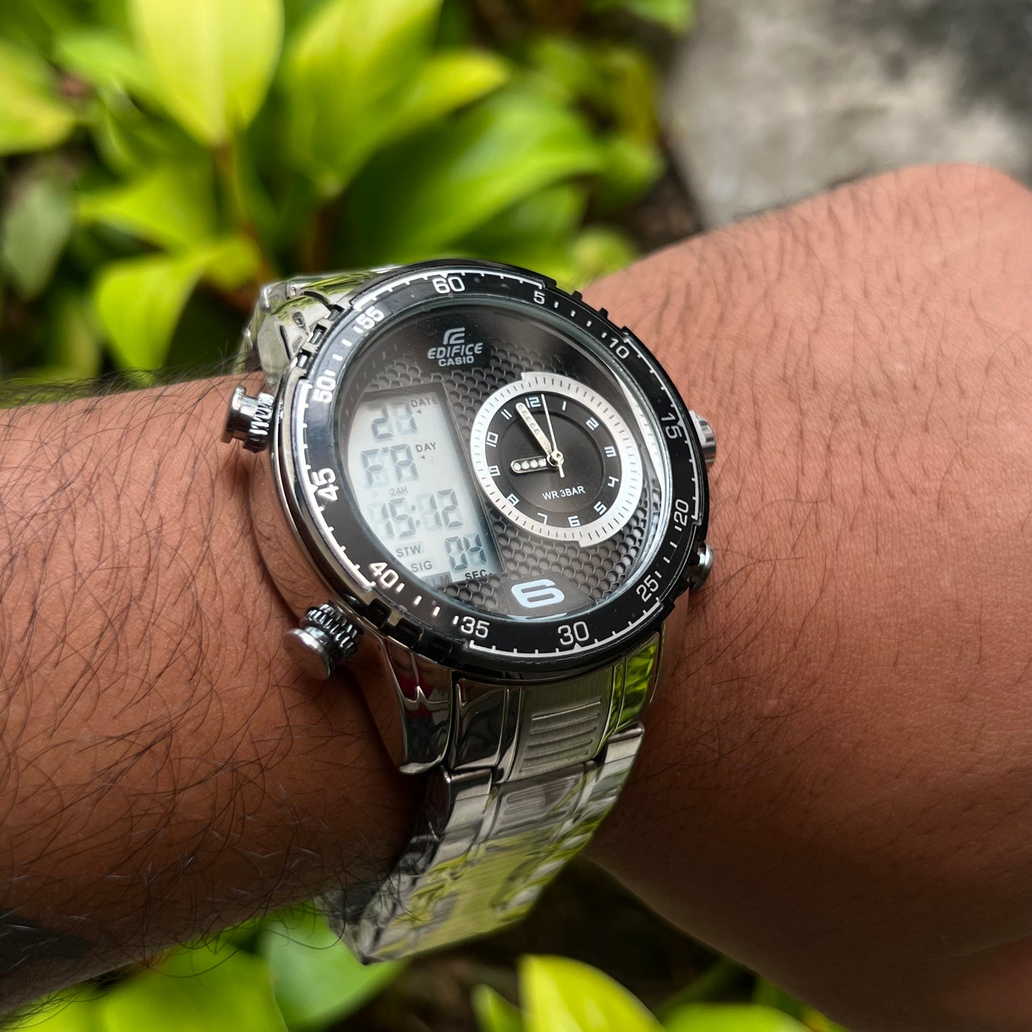 CASIO EDIFICE DOBLE HORA PARA HOMBRE REF PN2