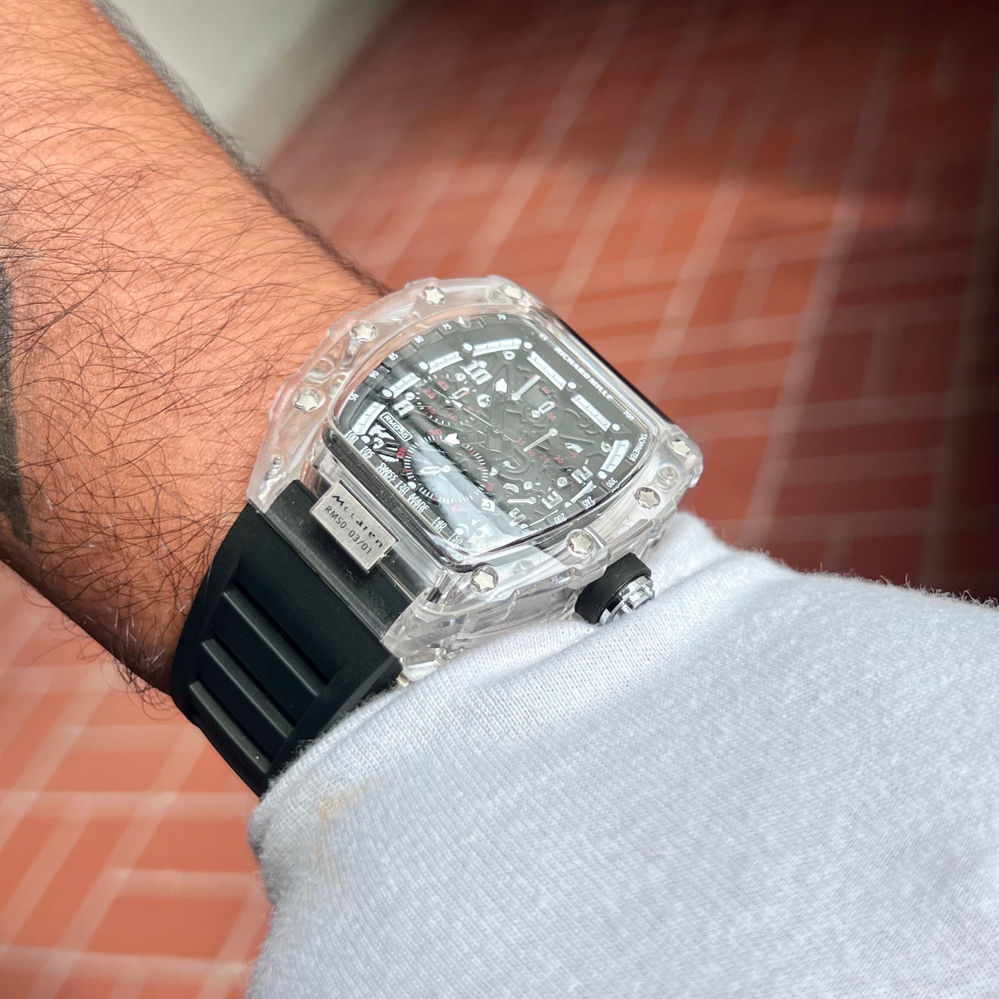 RICHARD MILLE MC CLAREN TRANSPARENTE PARA HOMBRE REF-N