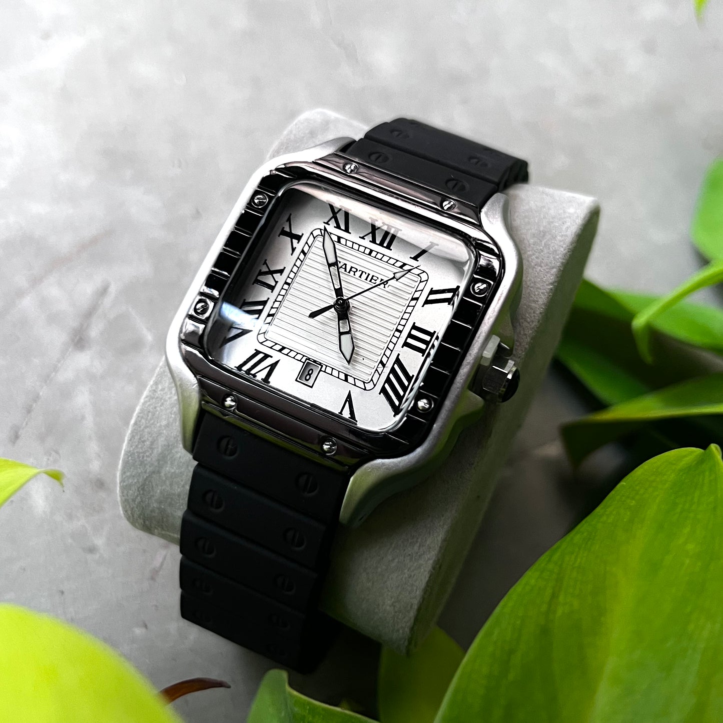 CARTIER SANTOS EN SILICONA PARA HOMBRE REF-NBN