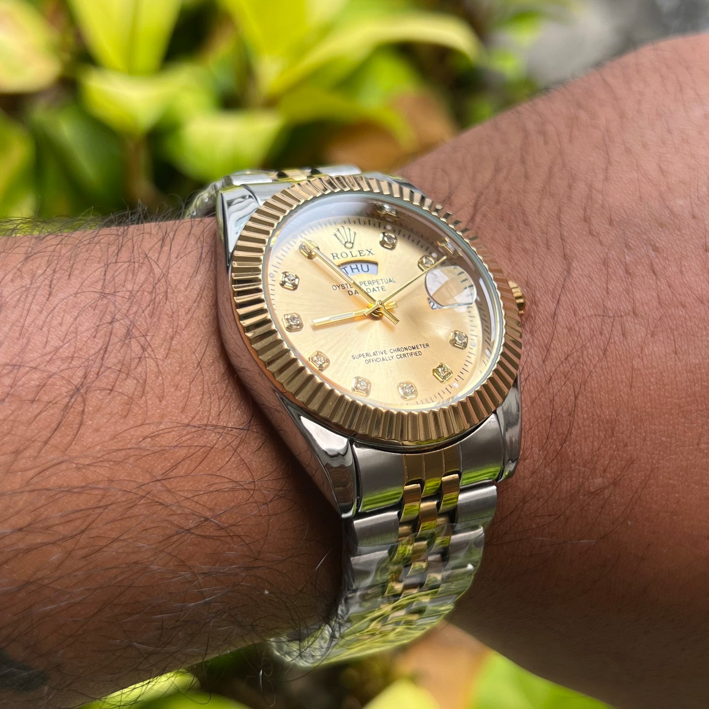 RLX OYSTER PERPETUAL PARA HOMBRE REF DAY DATE B-D2