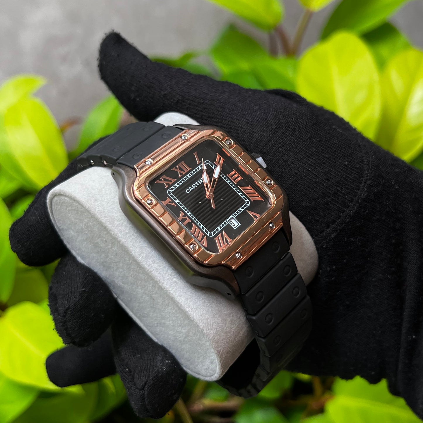 CARTIER SANTOS EN SILICONA PARA HOMBRE REF-NRN