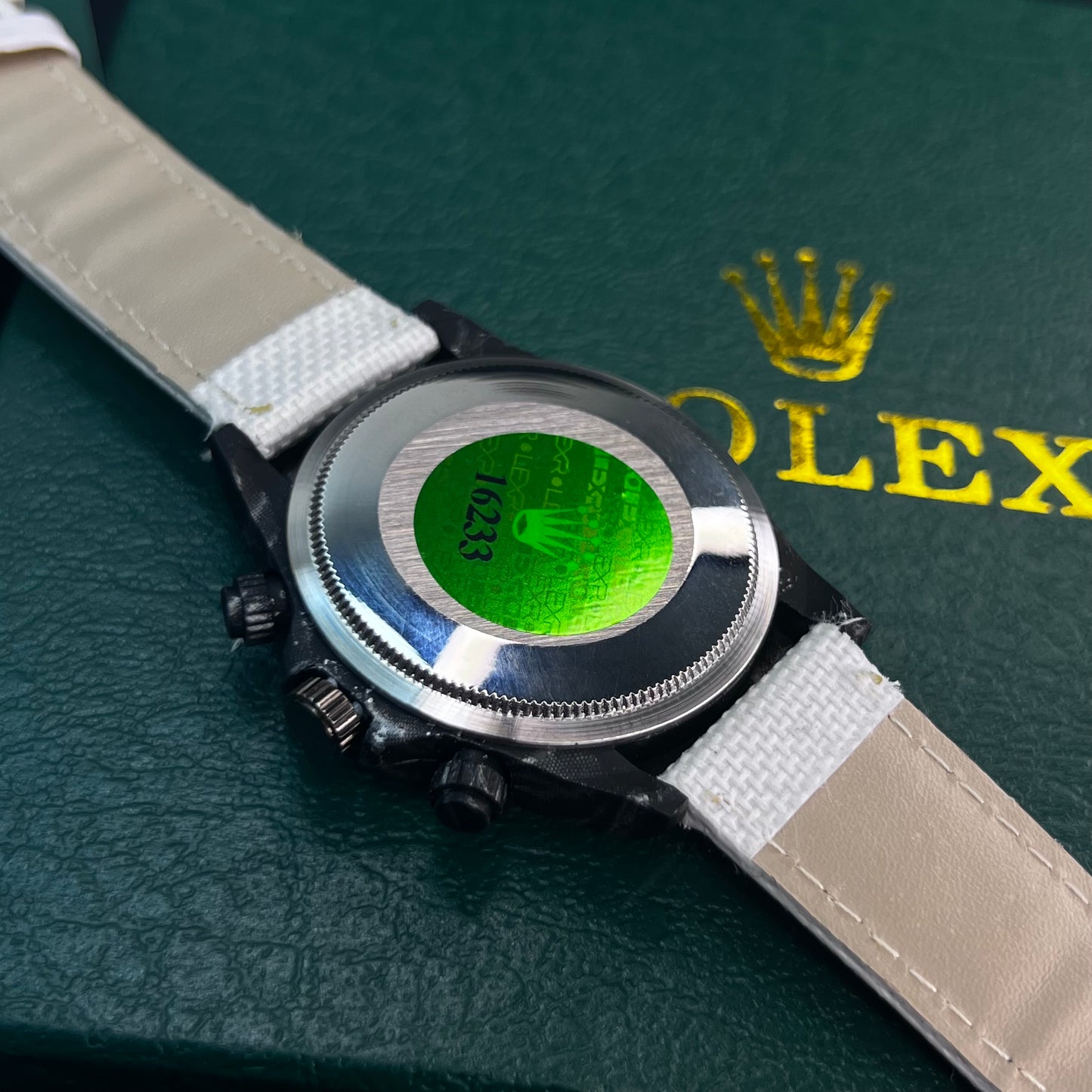 RLX DAYTONA CARBÓN DE LONA PARA HOMBRE REF-BN