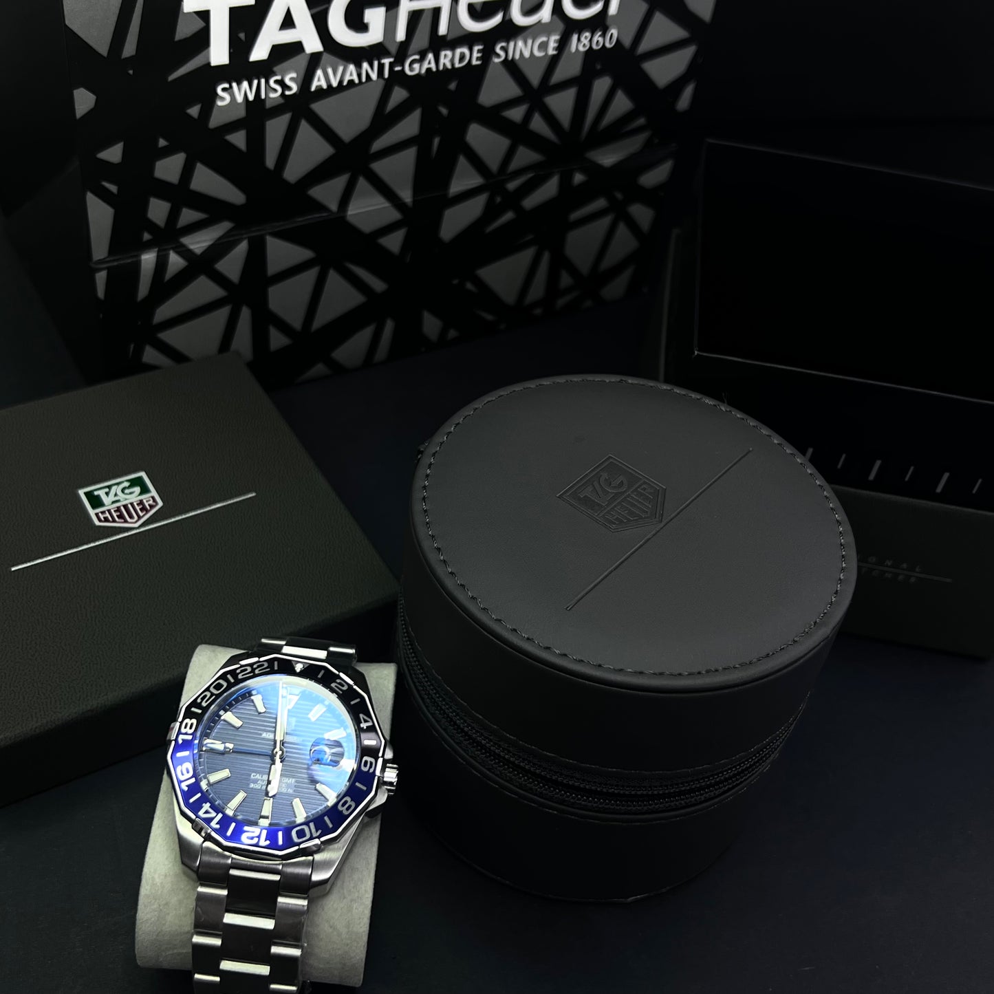 TAG HEUER AQUARACER GMT 1.1 PARA HOMBRE REF- BATMAN