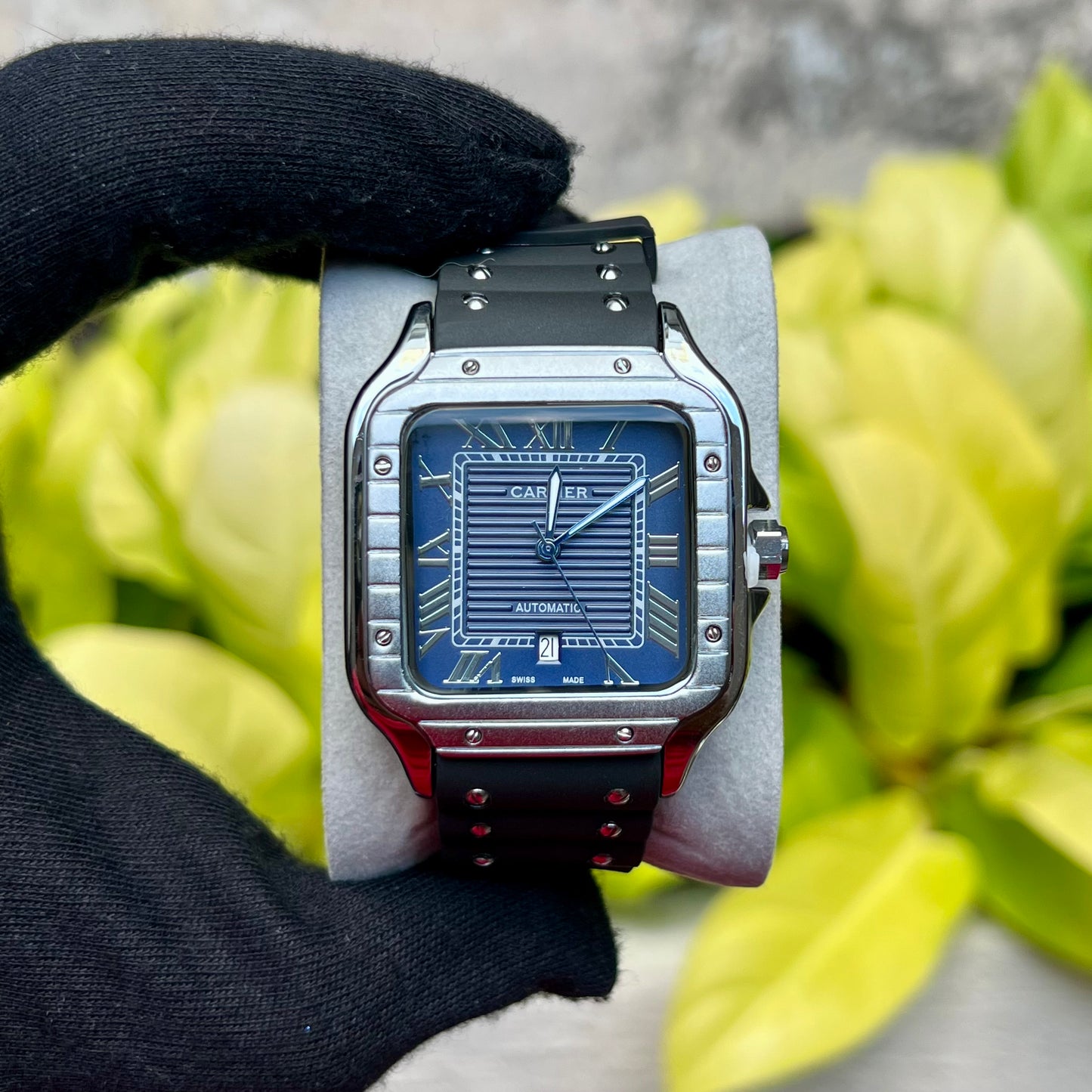 CARTIER DO´SANTOS PARA HOMBRE REF-GOMA N-PA