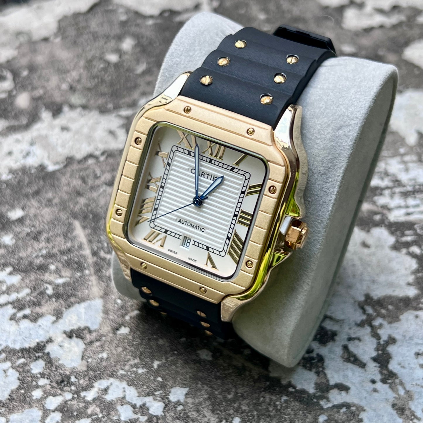 CARTIER DO´SANTOS PARA HOMBRE REF-GOMA N-DB