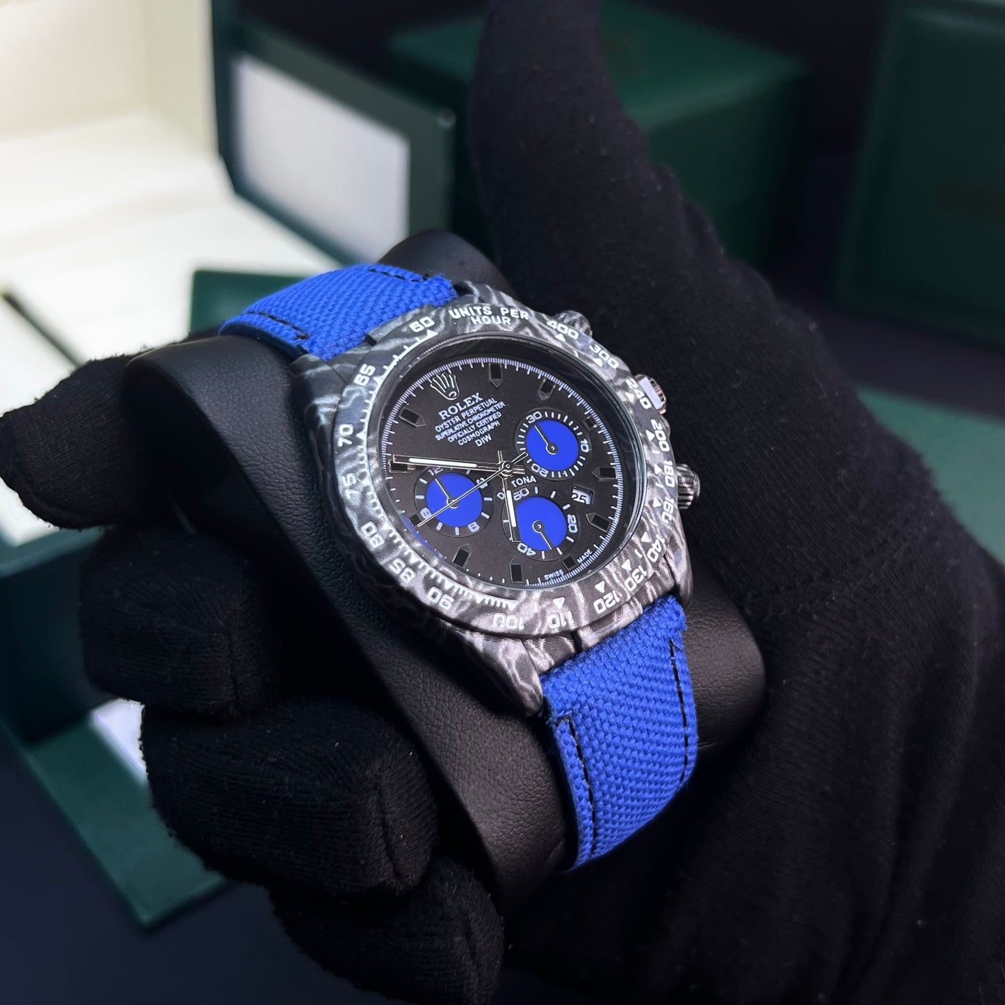 RLX DAYTONA CARBÓN DE LONA PARA HOMBRE REF-AN