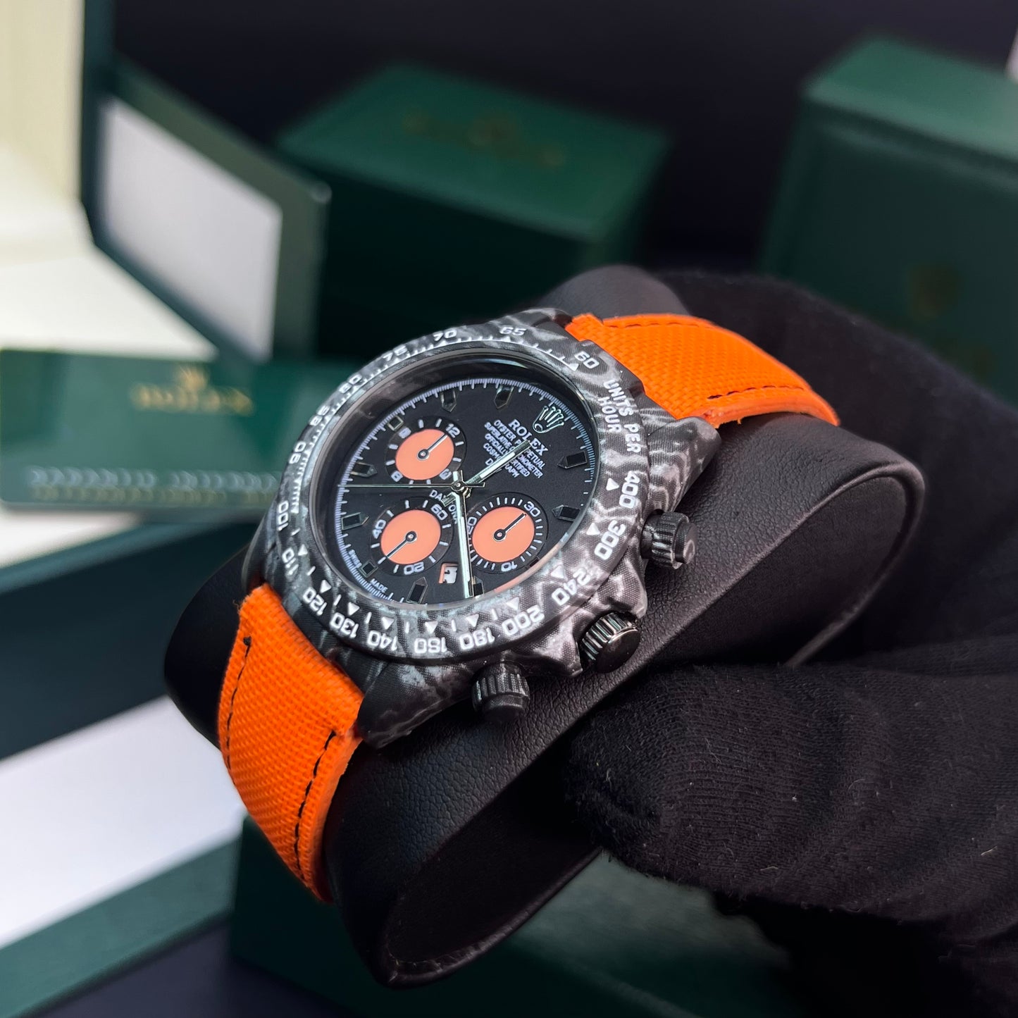 RLX DAYTONA CARBÓN DE LONA PARA HOMBRE REF-ON