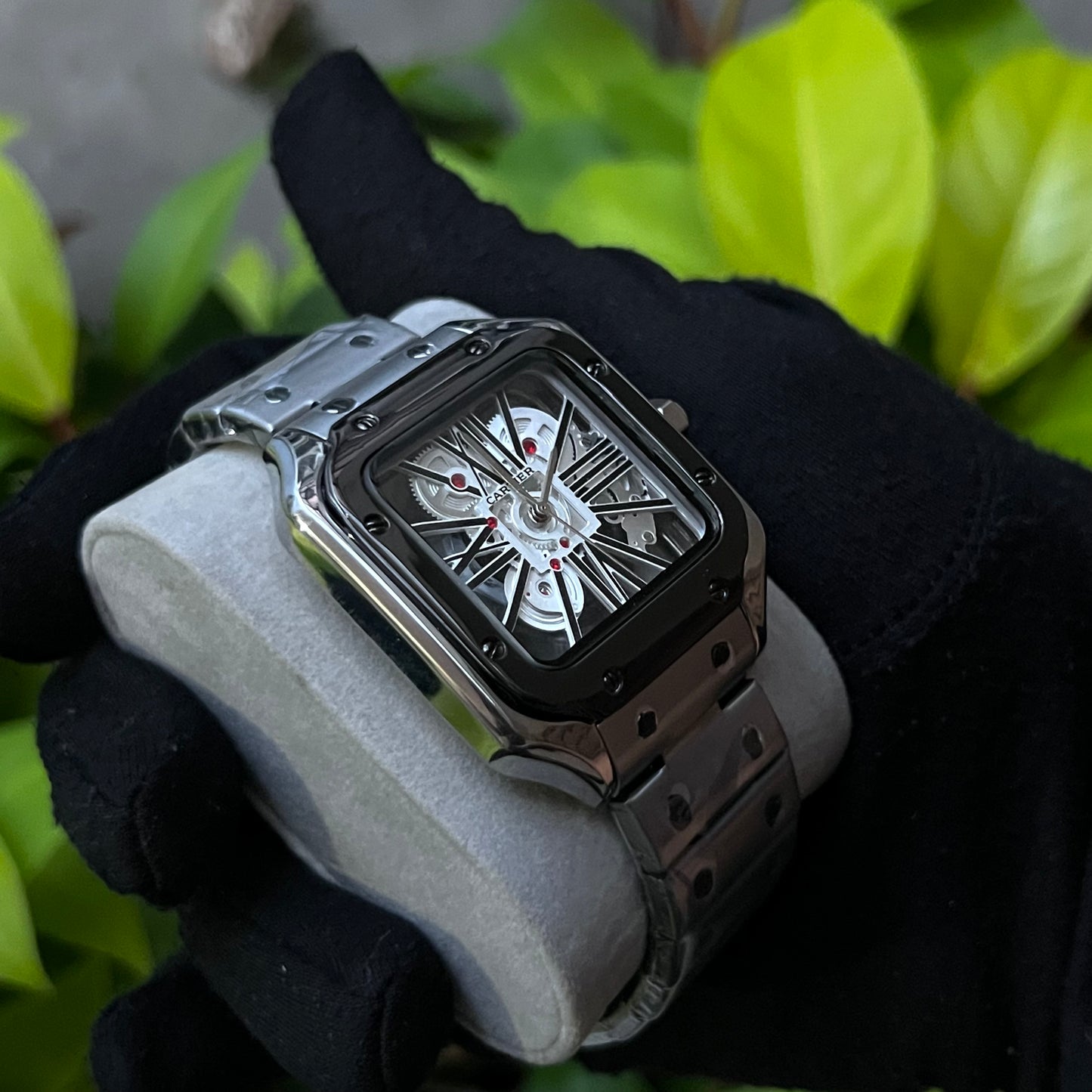 CARTIER SANTOS SKELETON PARA HOMBRE REF-PBP