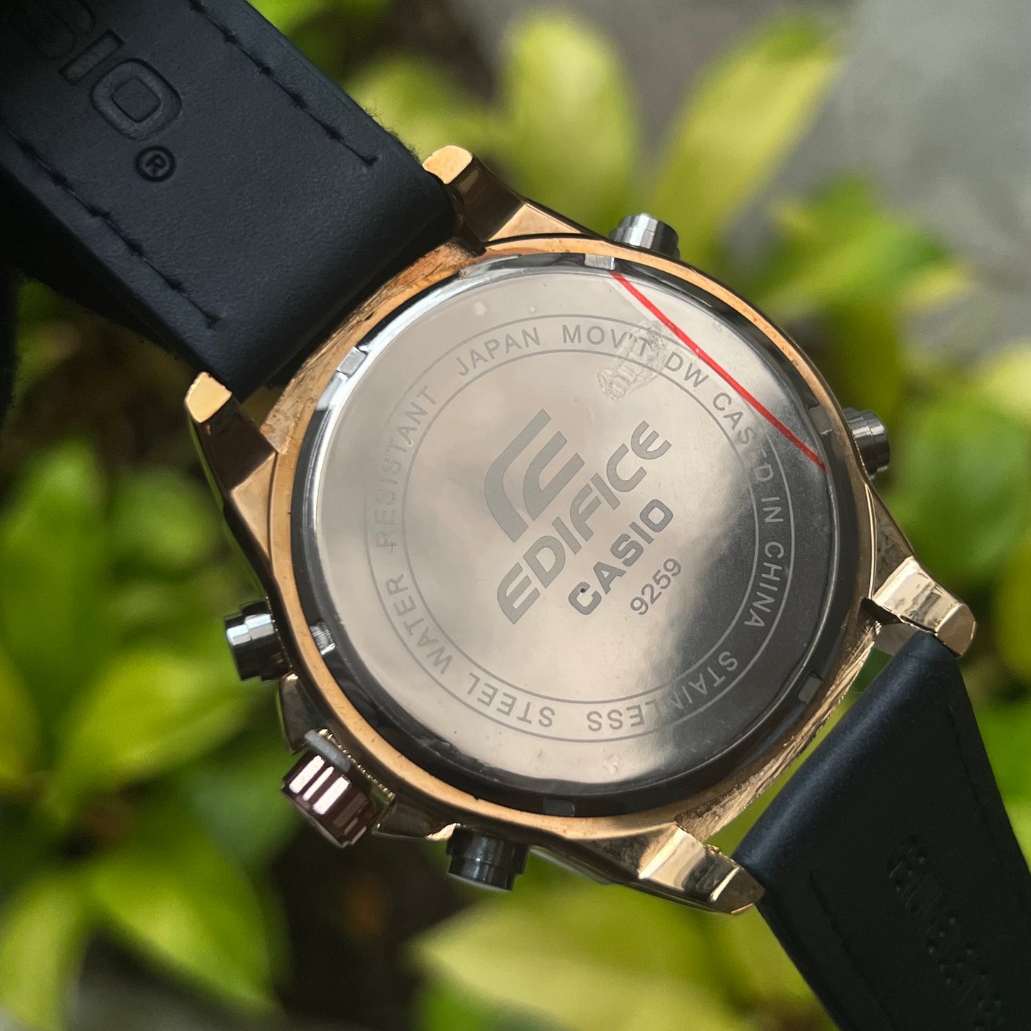 CASIO EDIFICE DOBLRE HORA PARA HOMBRE REF ACA