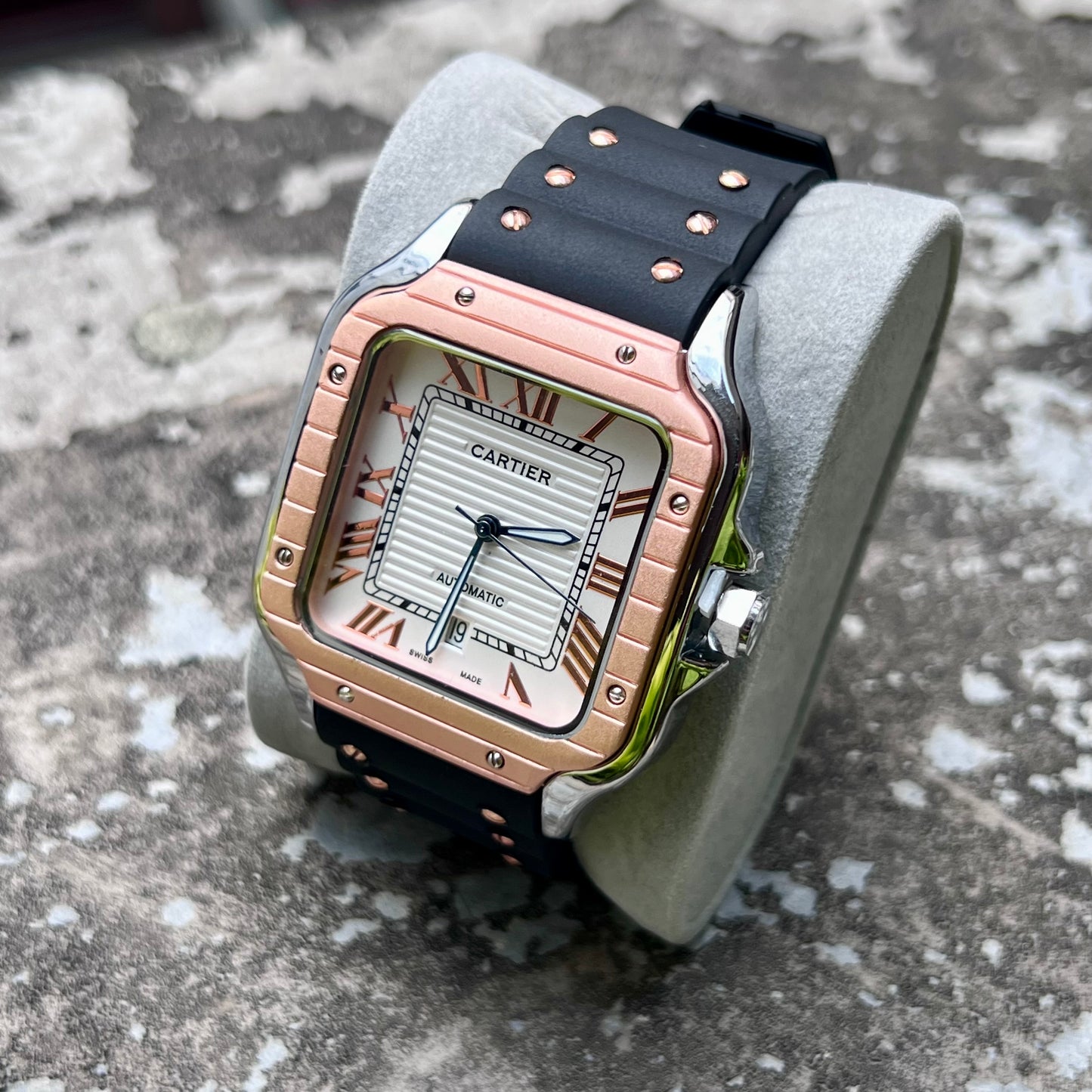 CARTIER DO´SANTOS PARA HOMBRE REF-GOMA N-RB
