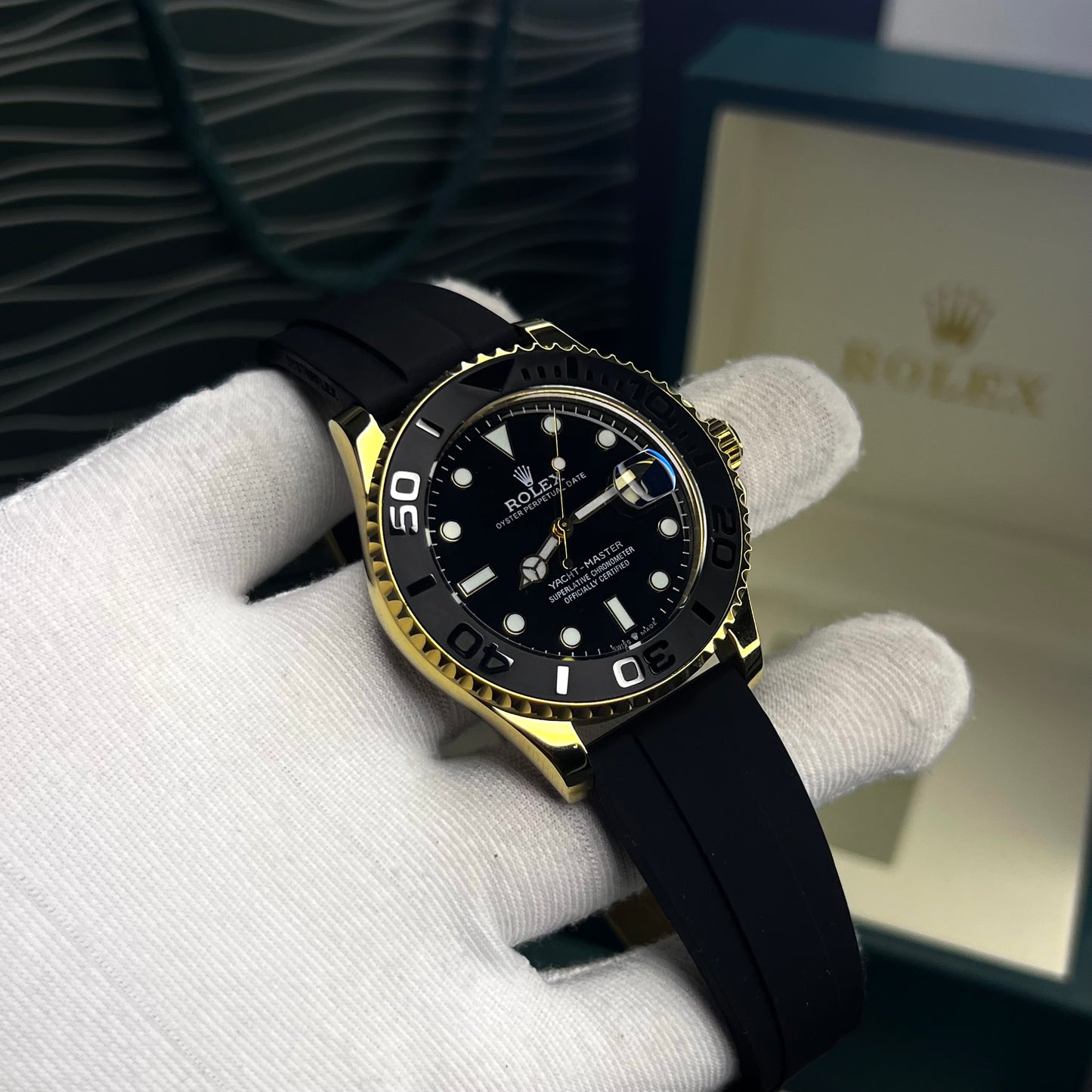 RLX YACHT MÁSTER 1.1 OYSTERFLEX AUTOMÁTICO PARA HOMBRE