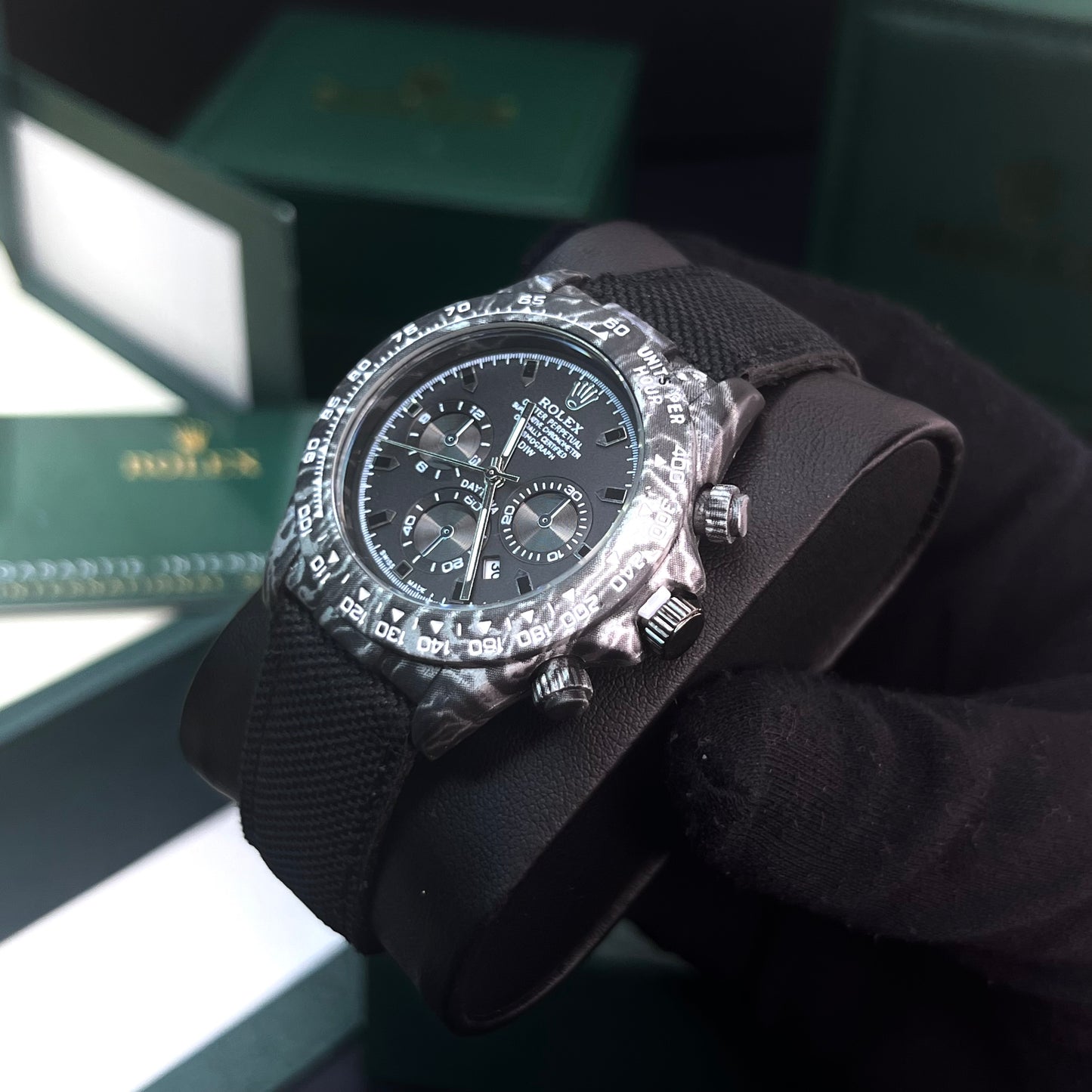 RLX DAYTONA CARBÓN DE LONA PARA HOMBRE REF-NN