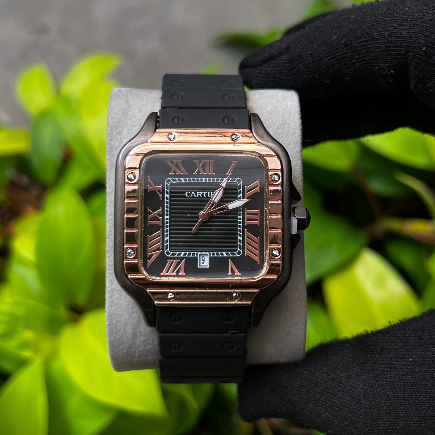 CARTIER SANTOS EN SILICONA PARA HOMBRE REF-NRN