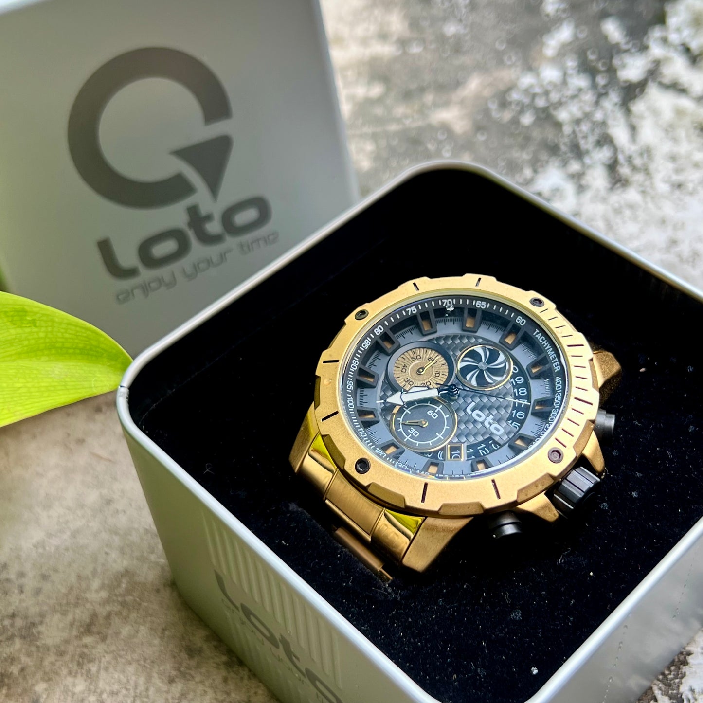 LOTO ORIGINAL PARA HOMBRE CRONÓGRAFO REF-2414 DG