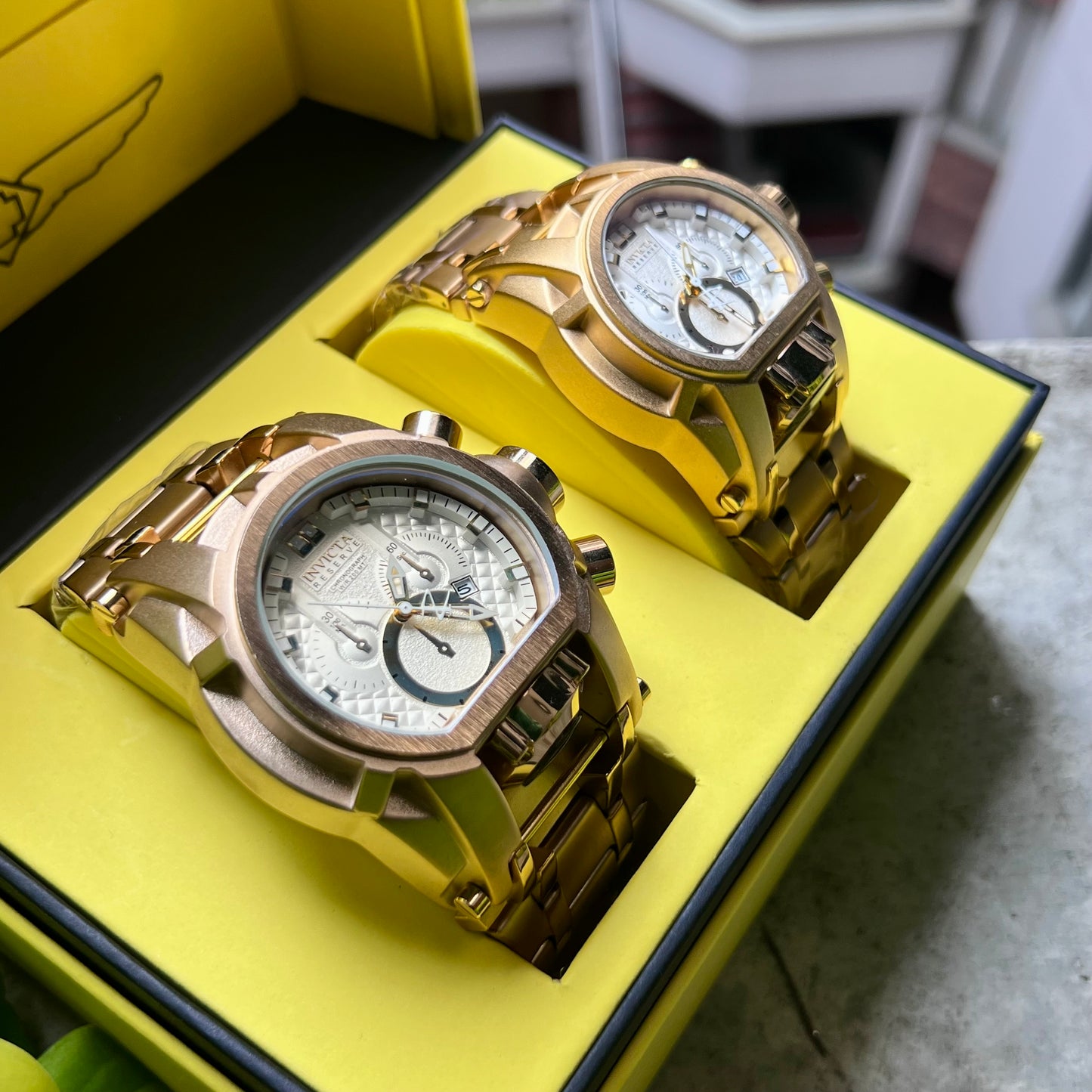 INVICTA BOLT ACERO PAREJA REF-D2B