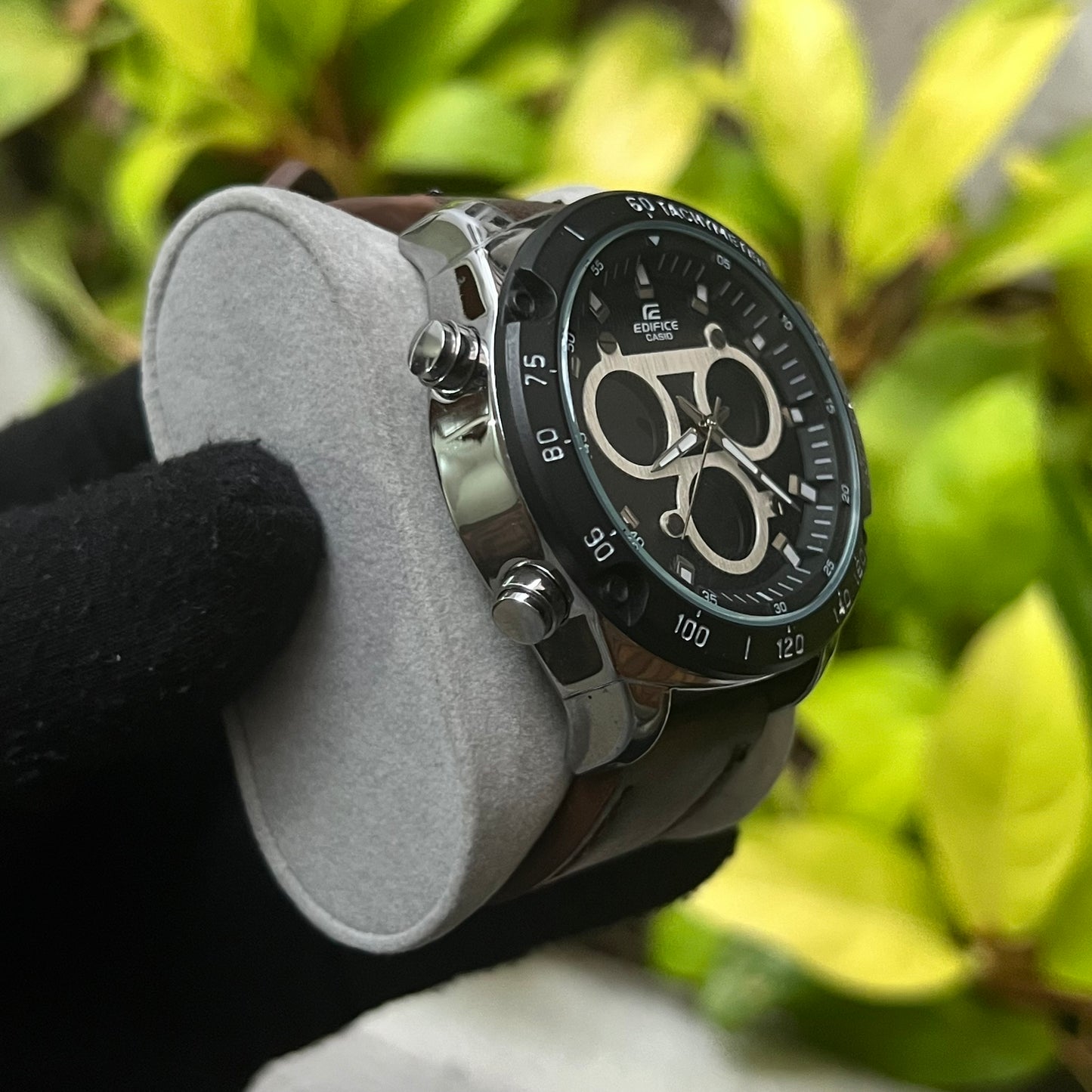 CASIO EDIFICE DOBLRE HORA PARA HOMBRE REF MN2