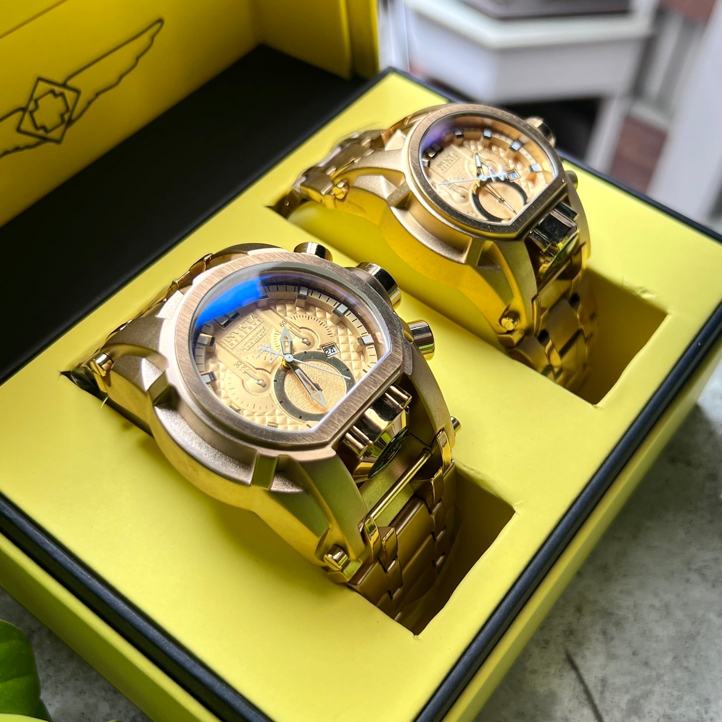 INVICTA BOLT ACERO PAREJA REF-D3