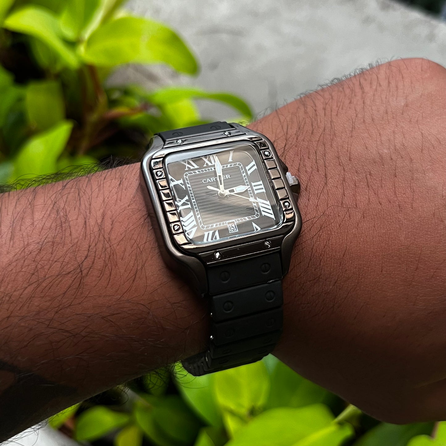 CARTIER SANTOS EN SILICONA PARA HOMBRE REF-N3
