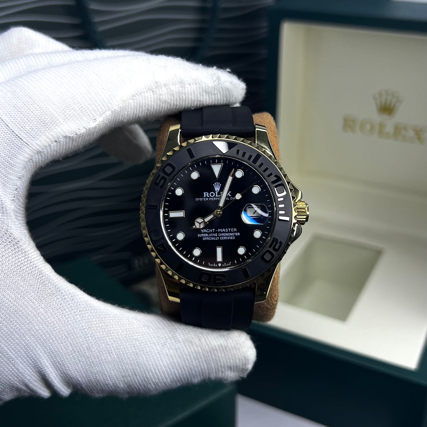 RLX YACHT MÁSTER 1.1 OYSTERFLEX AUTOMÁTICO PARA HOMBRE