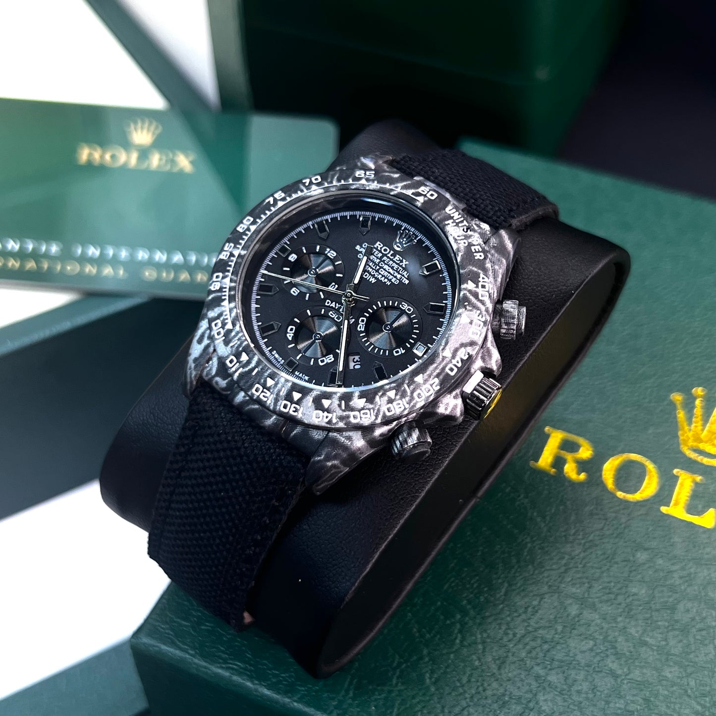 RLX DAYTONA CARBÓN DE LONA PARA HOMBRE REF-NN