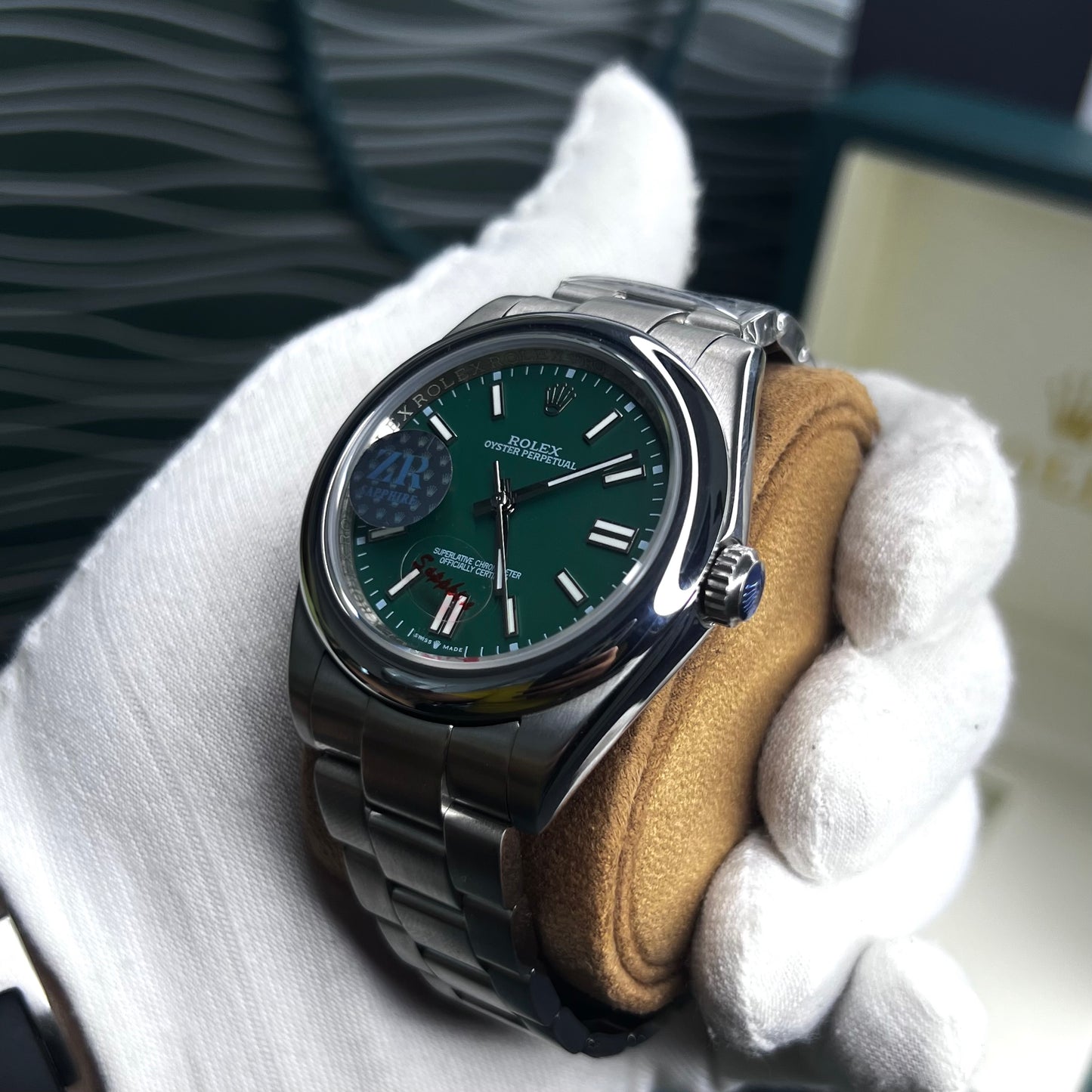 RLX OYSTER PERPETUAL 1.1 AUTOMÁTICO PARA HOMBRE REF FOREST GREEN