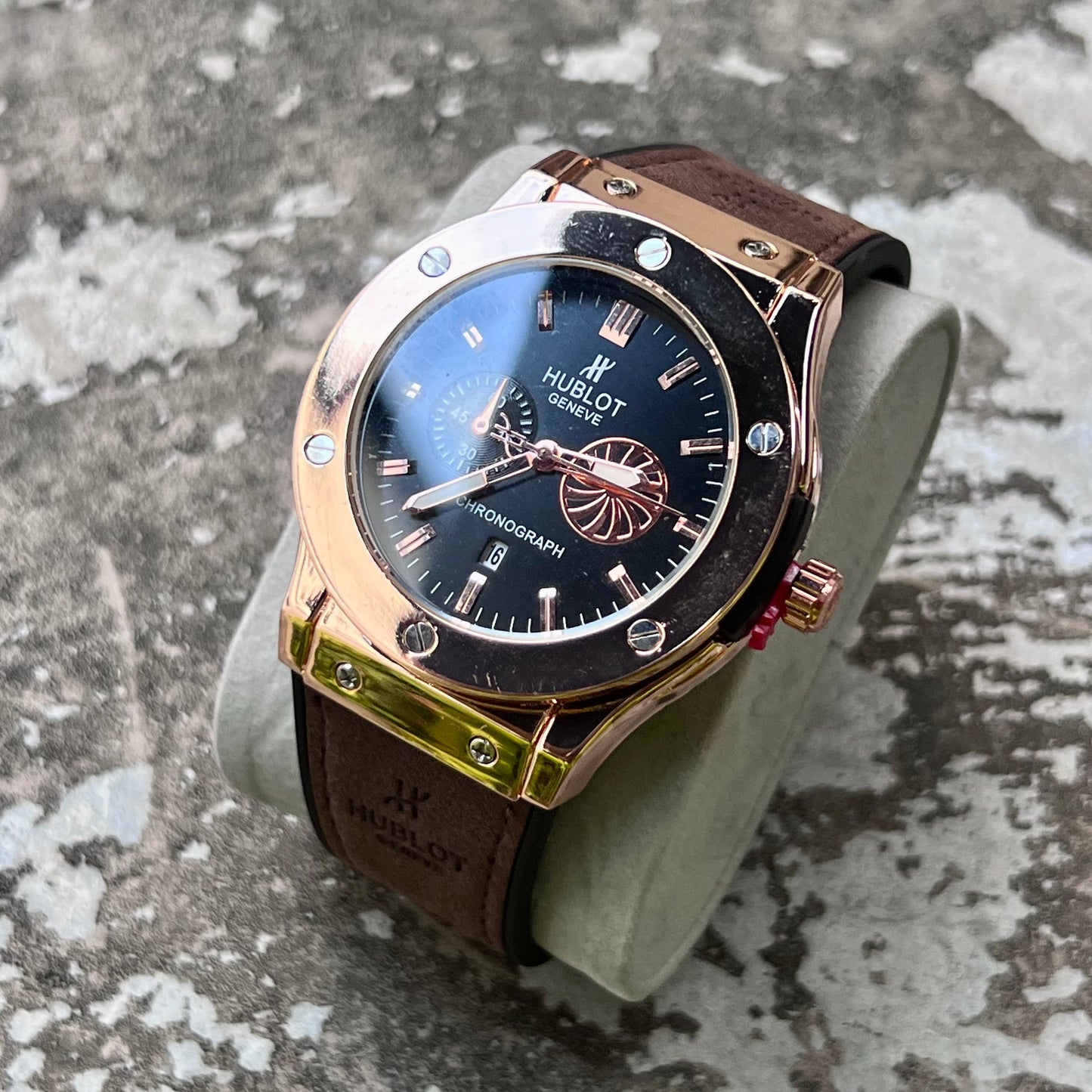 HUBLOT GENEVE CUERO PARA HOMBRE REF-MRN