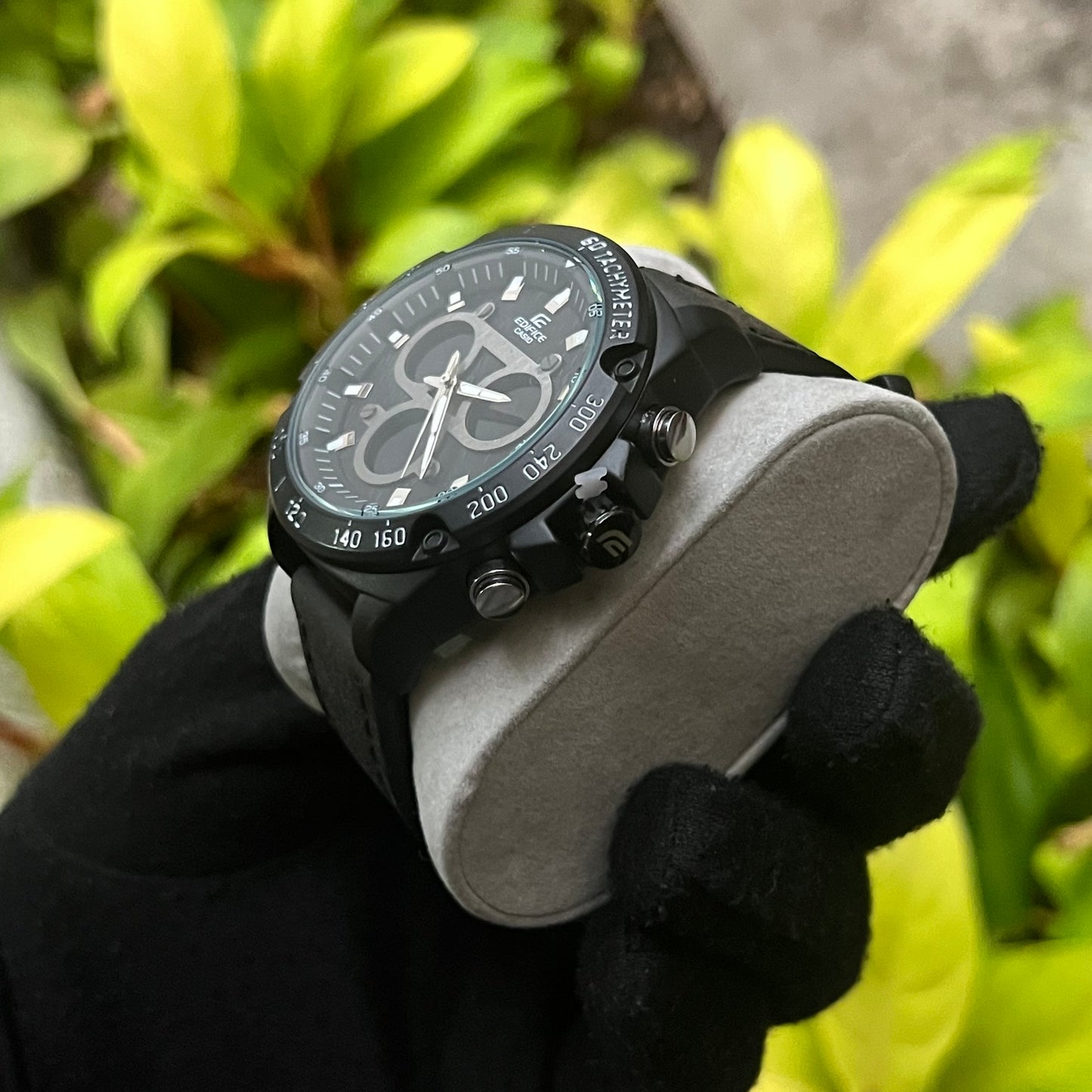 CASIO EDIFICE DOBLRE HORA PARA HOMBRE REF N3