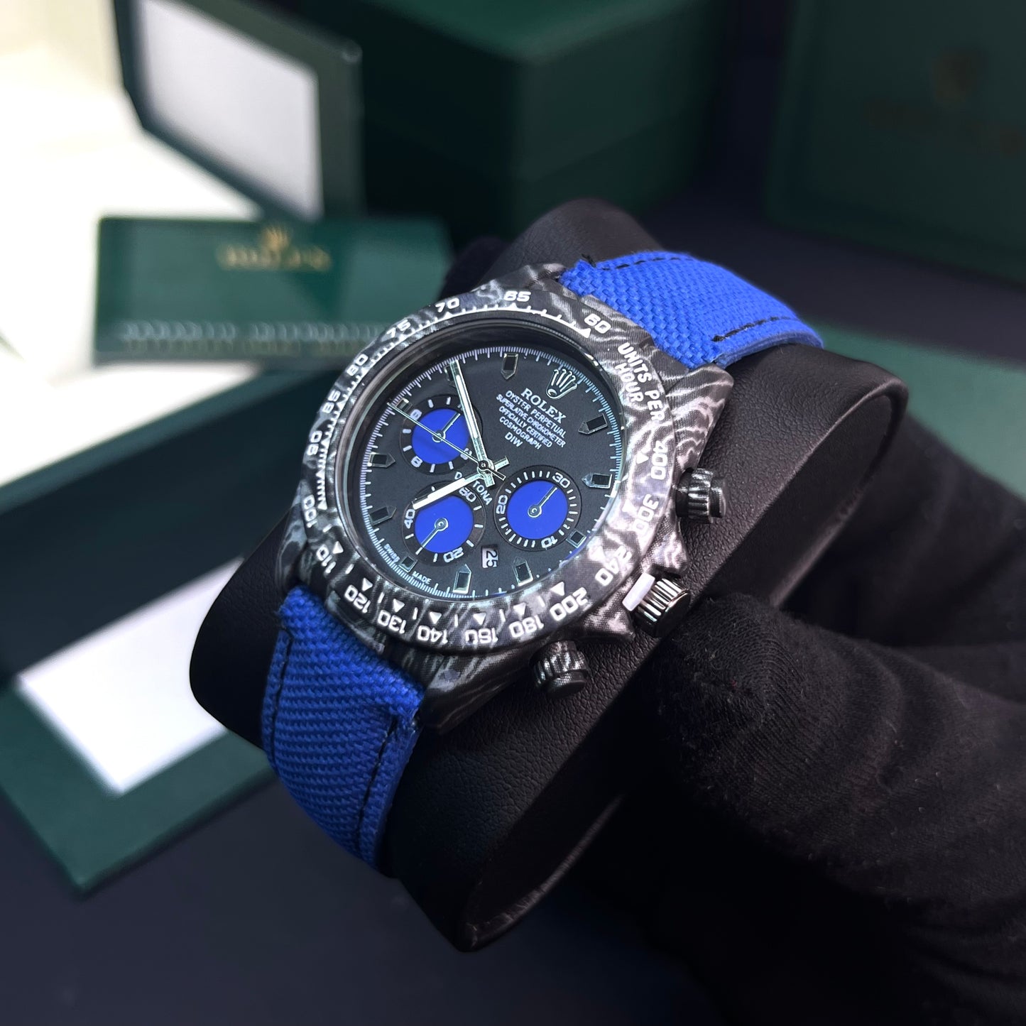 RLX DAYTONA CARBÓN DE LONA PARA HOMBRE REF-AN