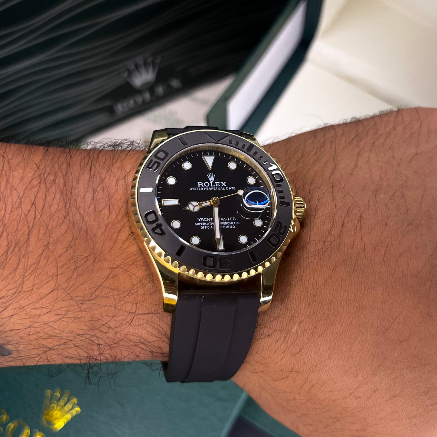 RLX YACHT MÁSTER 1.1 OYSTERFLEX AUTOMÁTICO PARA HOMBRE