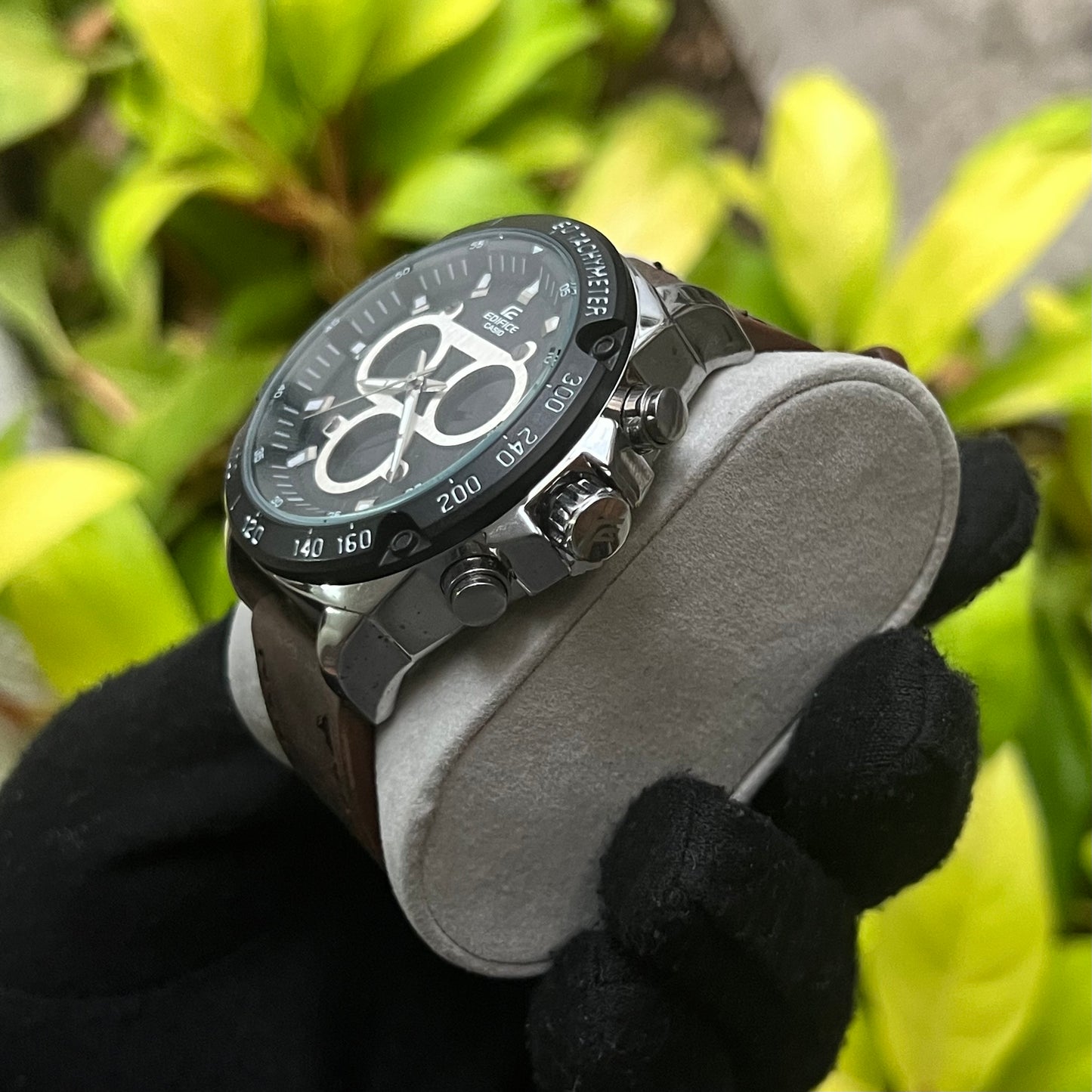 CASIO EDIFICE DOBLRE HORA PARA HOMBRE REF MN2